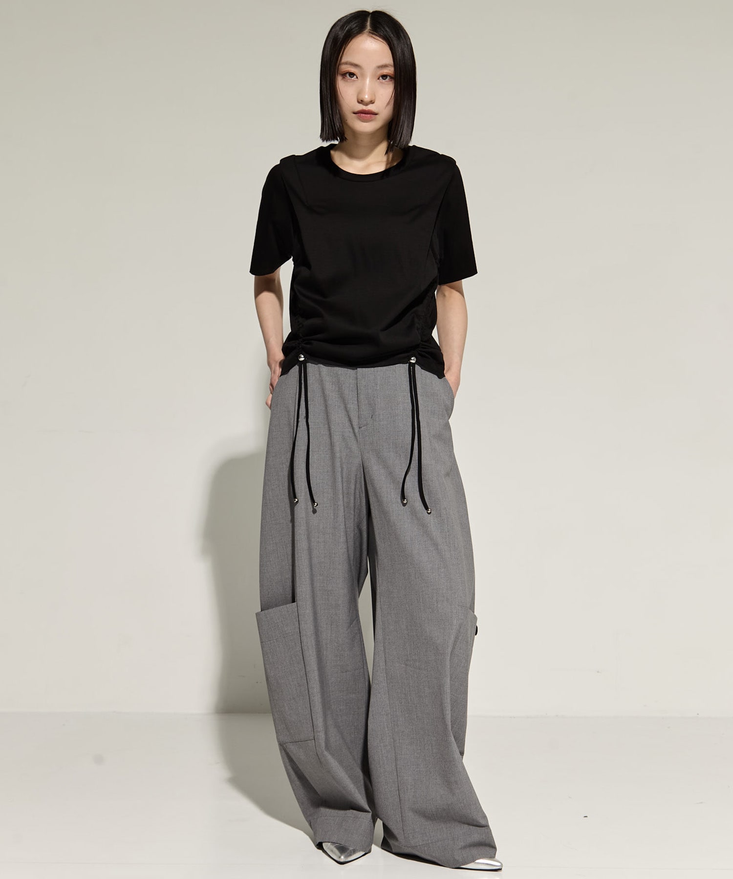 Barrel Leg Cargo Trousers STUDIOUS
