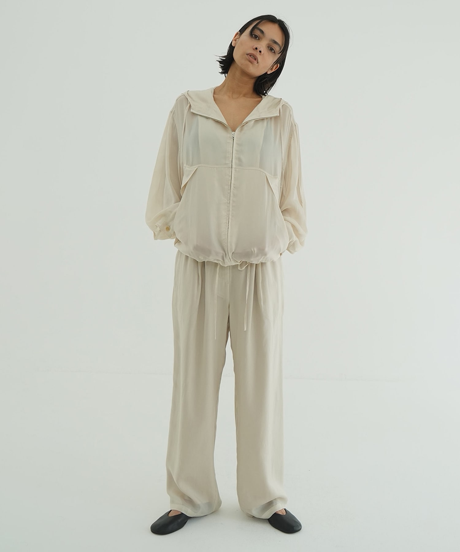 SHEER AIRY PANTS CLANE