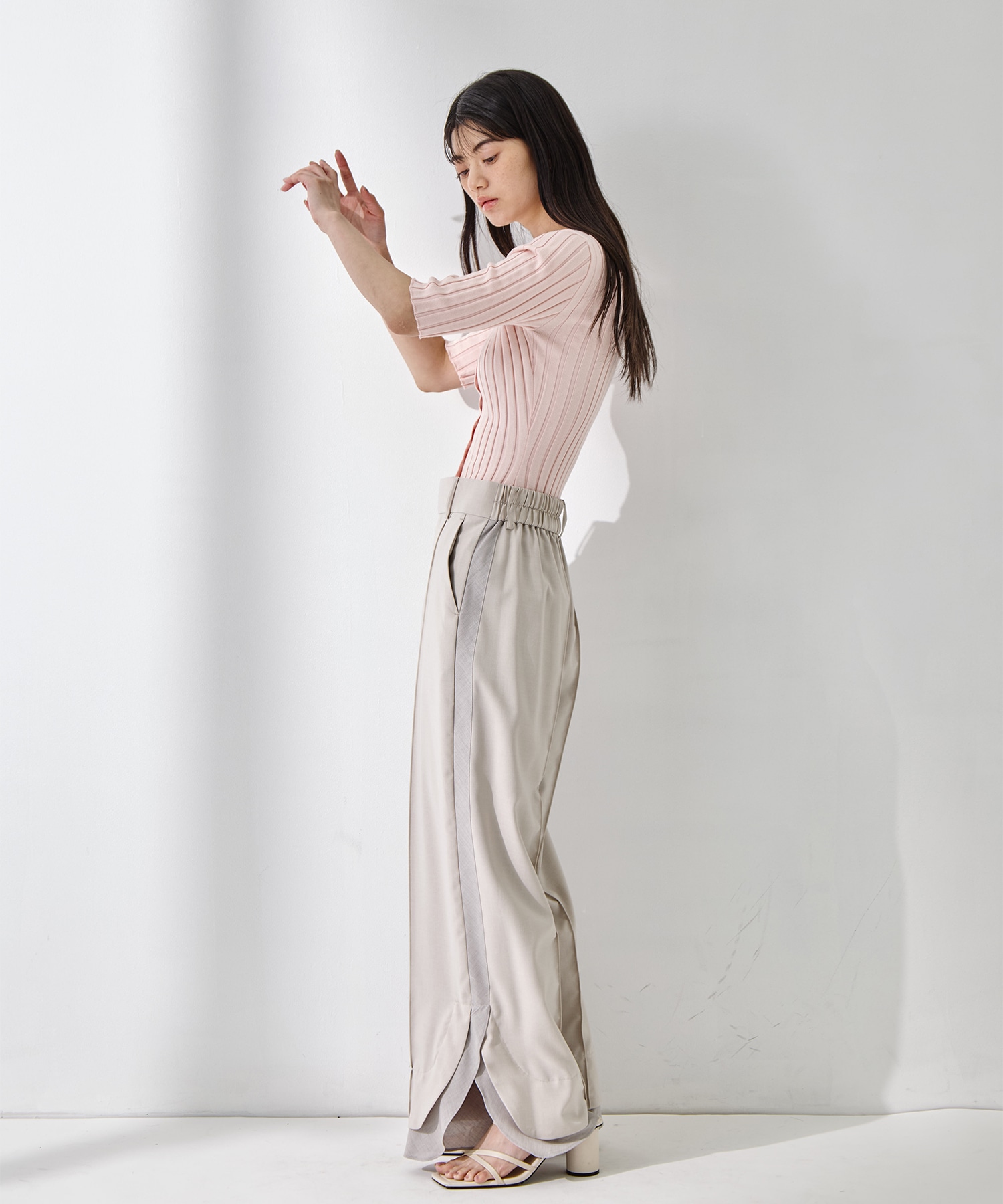 Sheer Layered Trousers STUDIOUS