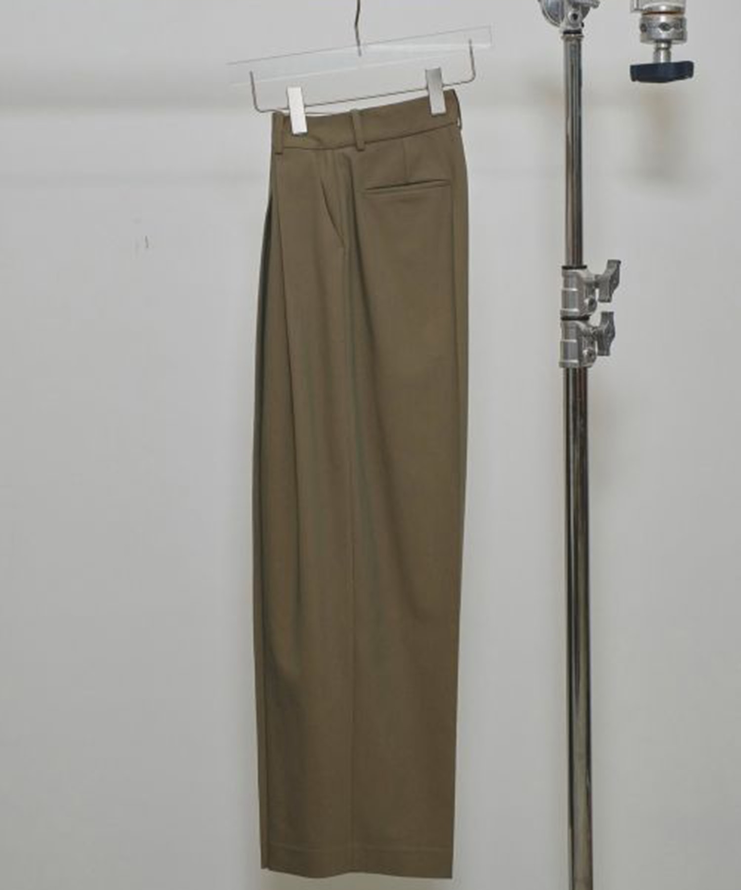 Twill Wide Trousers TODAYFUL