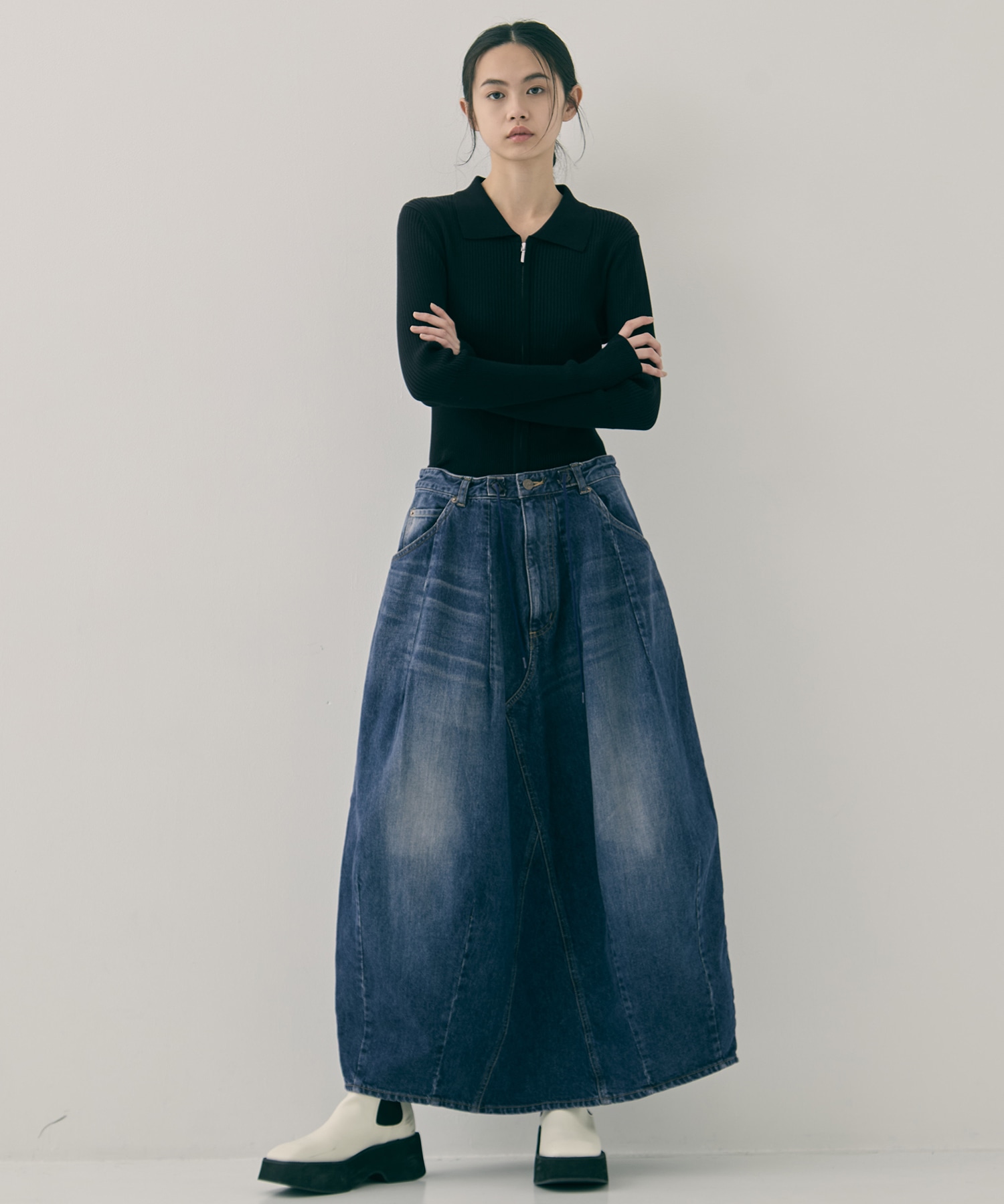 H.D. Jean Skirt - 12oz Denim Needles