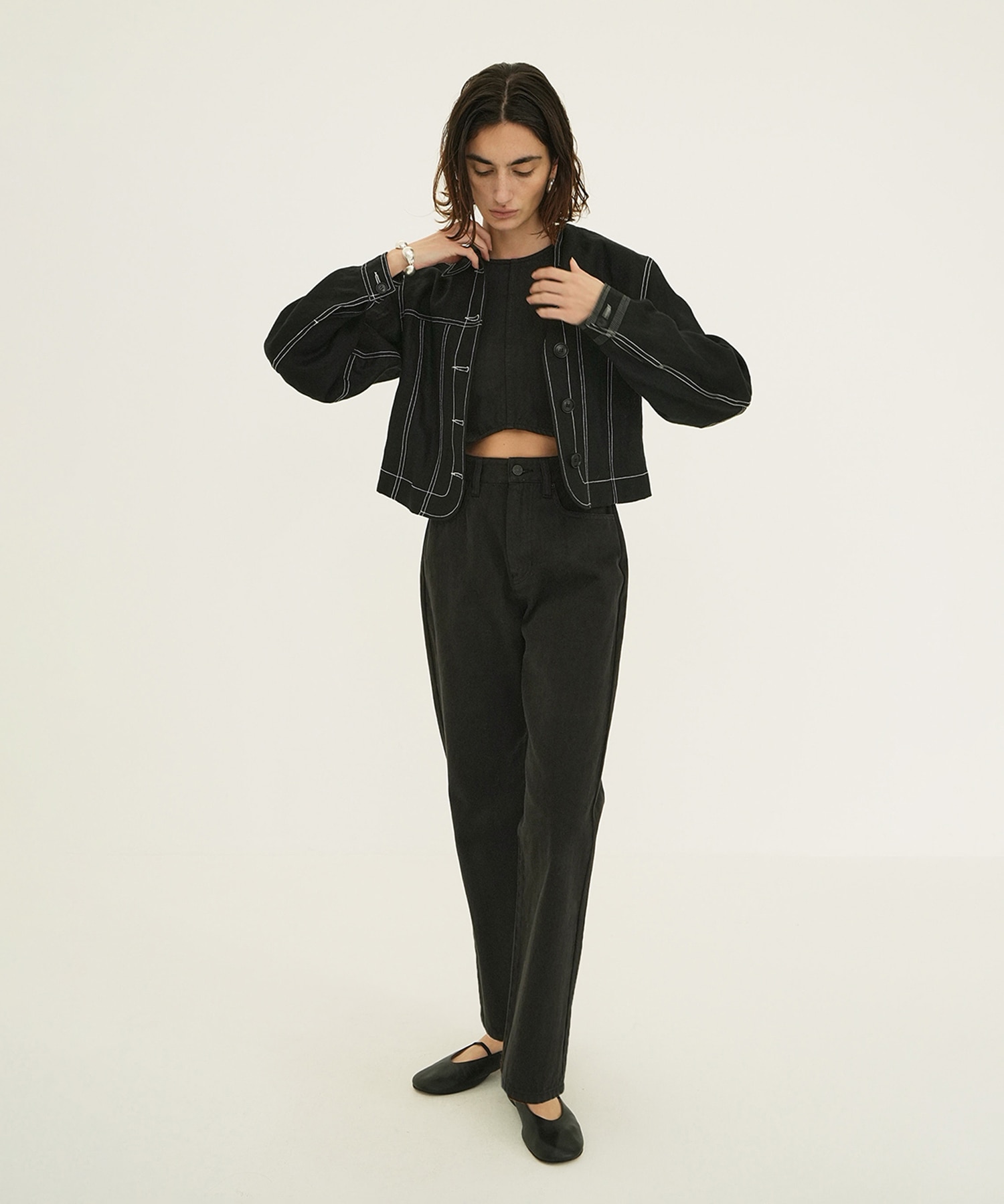 LINEN SHIRT JACKET CLANE