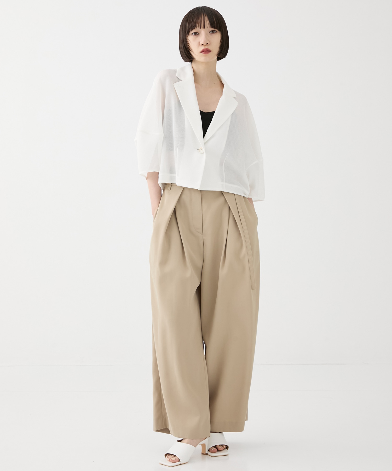別注MESH LANTERN JACKET CLANE