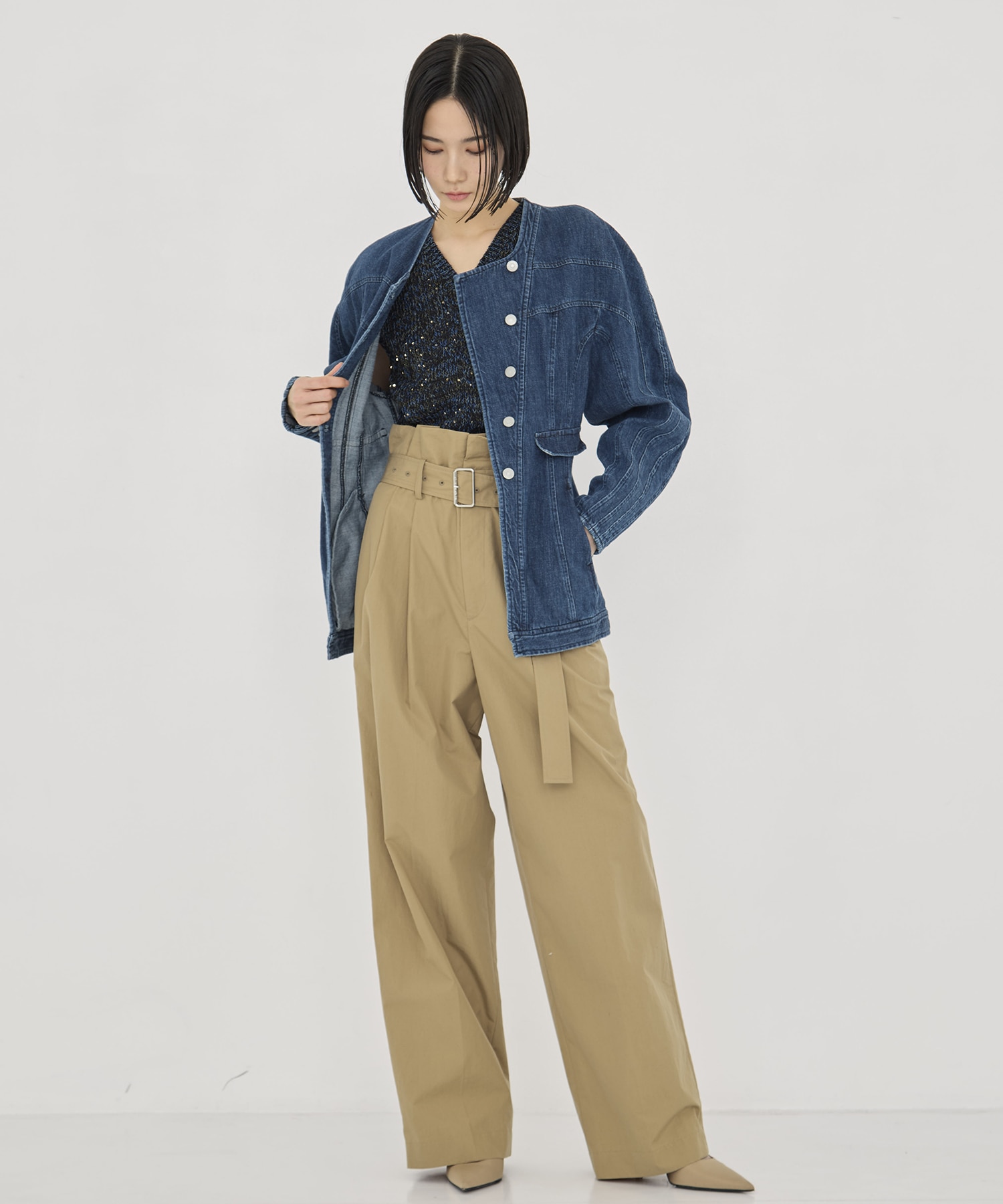 Judith denim jacket AKIRANAKA