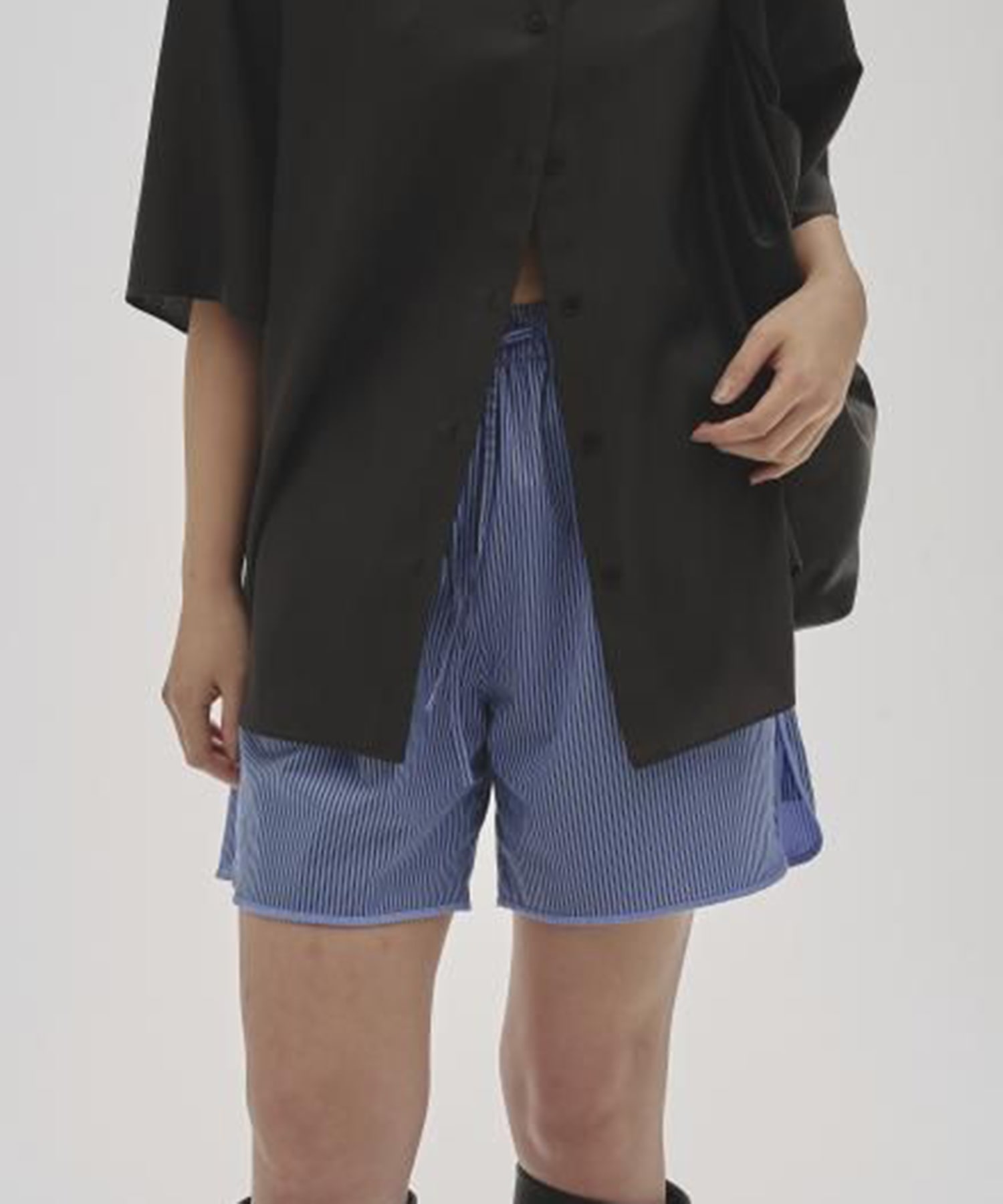 Silk100％　Harfsleeve Shirts TODAYFUL