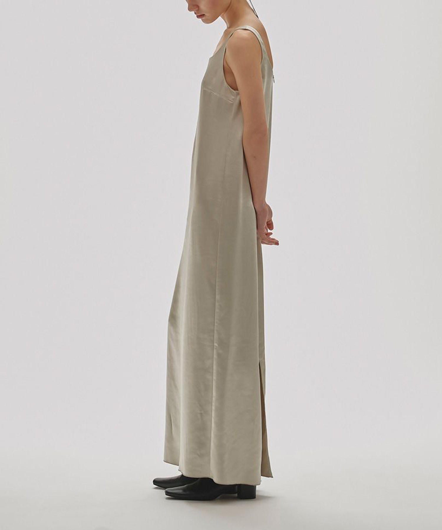 Squareneck Satin Dress TODAYFUL