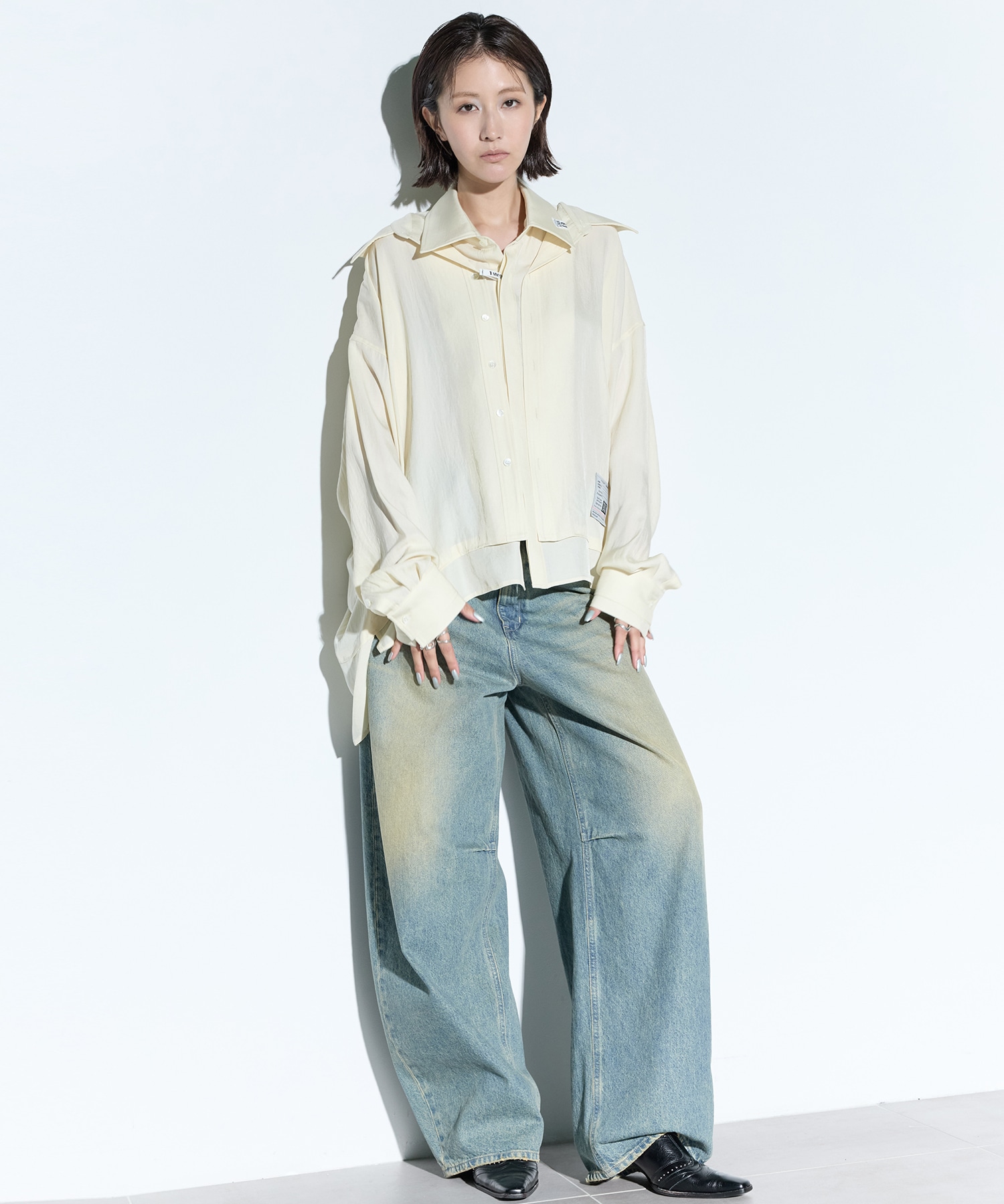 DOUBLE LAYERED SHIRTS Maison MIHARA YASUHIRO