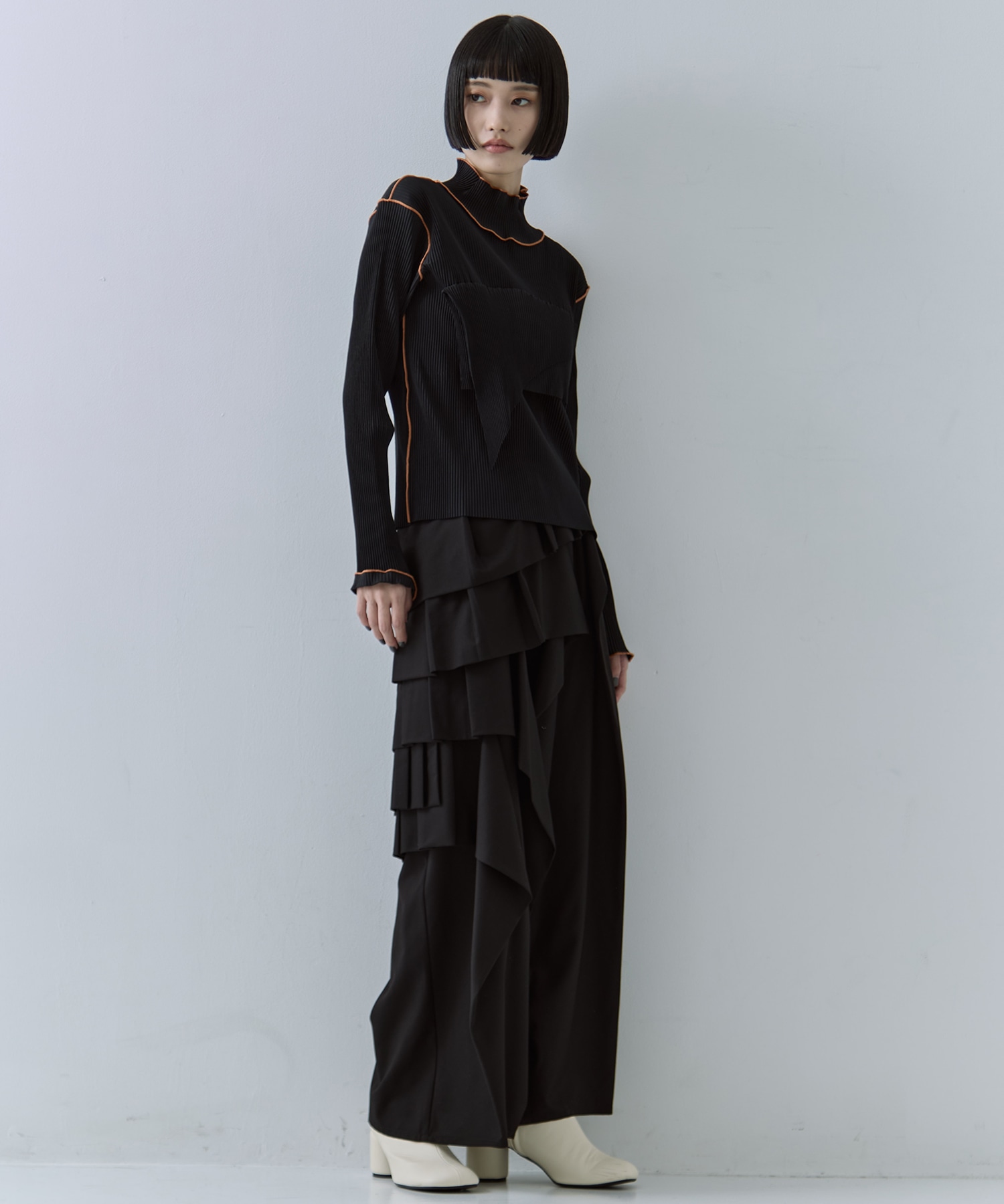 T*D* WAVE LONG SLEEVE TOP *HIGH NECK TYPE kotohayokozawa