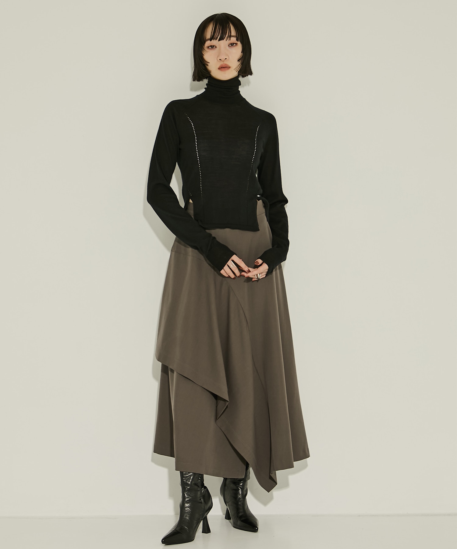 TURTLE NECK KNIT SWEATER JOHN LAWRENCE SULLIVAN