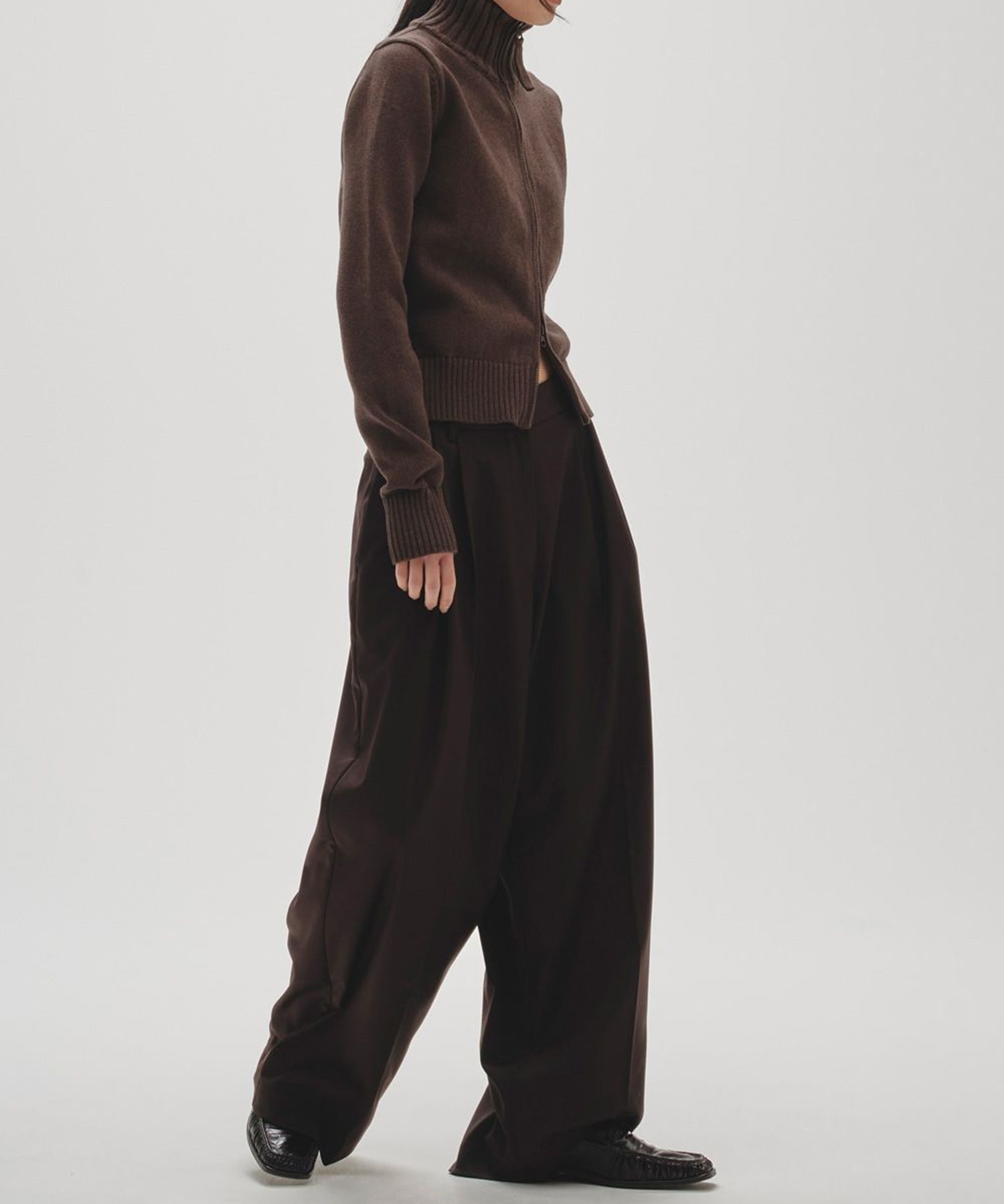 Compact Zip Knit TODAYFUL
