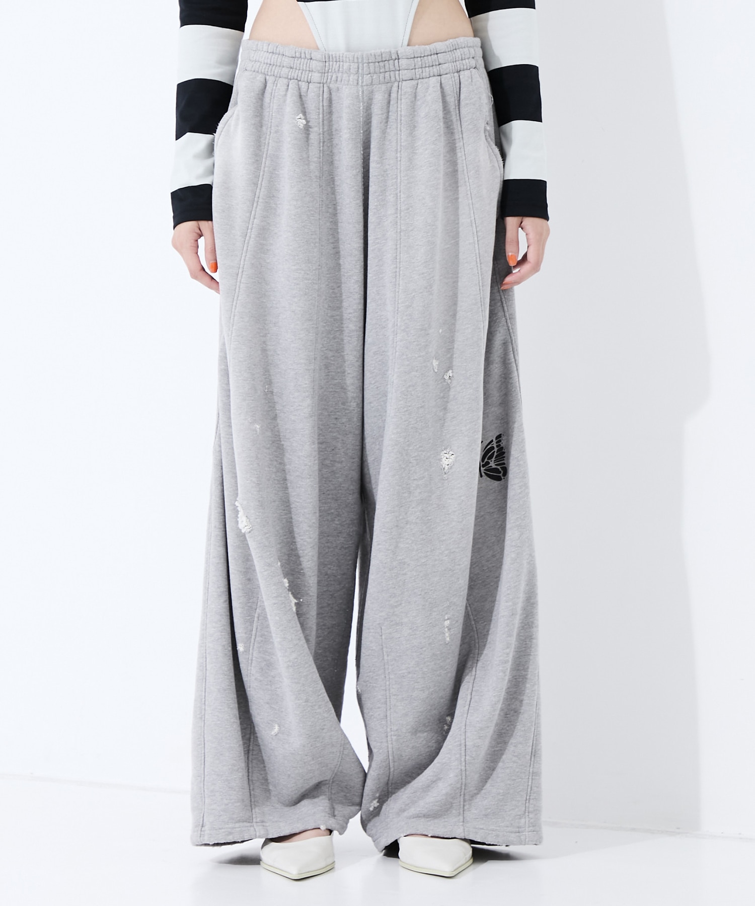 Deconstructed H.D. Sweat Pant - Cotton French Terry Needles