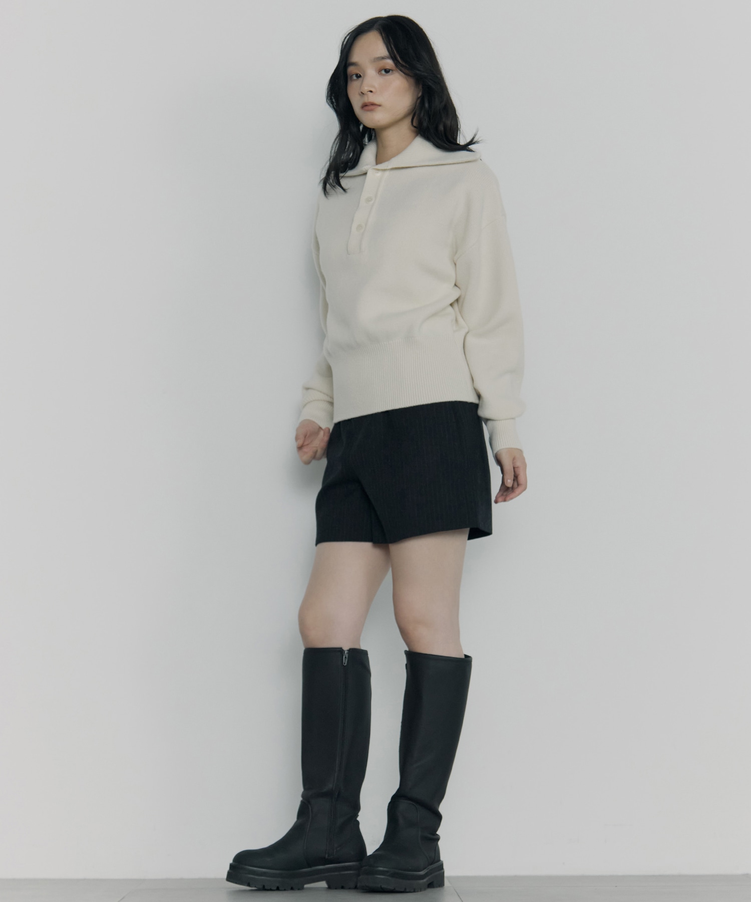 別注 SAILOR COLLAR KNIT ROUTINE