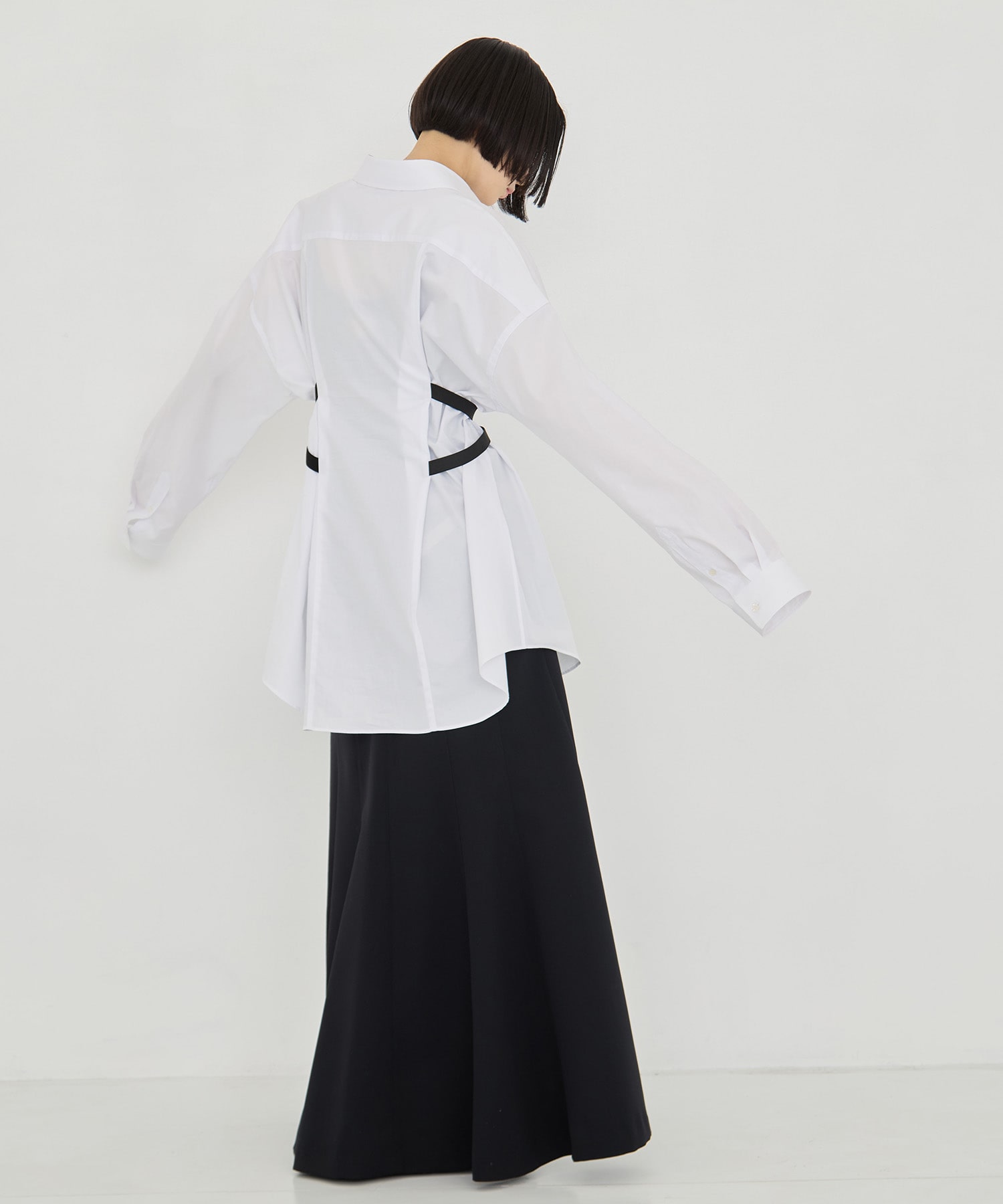 COTTON SATIN OVERSIZED SHIRT JOHN LAWRENCE SULLIVAN