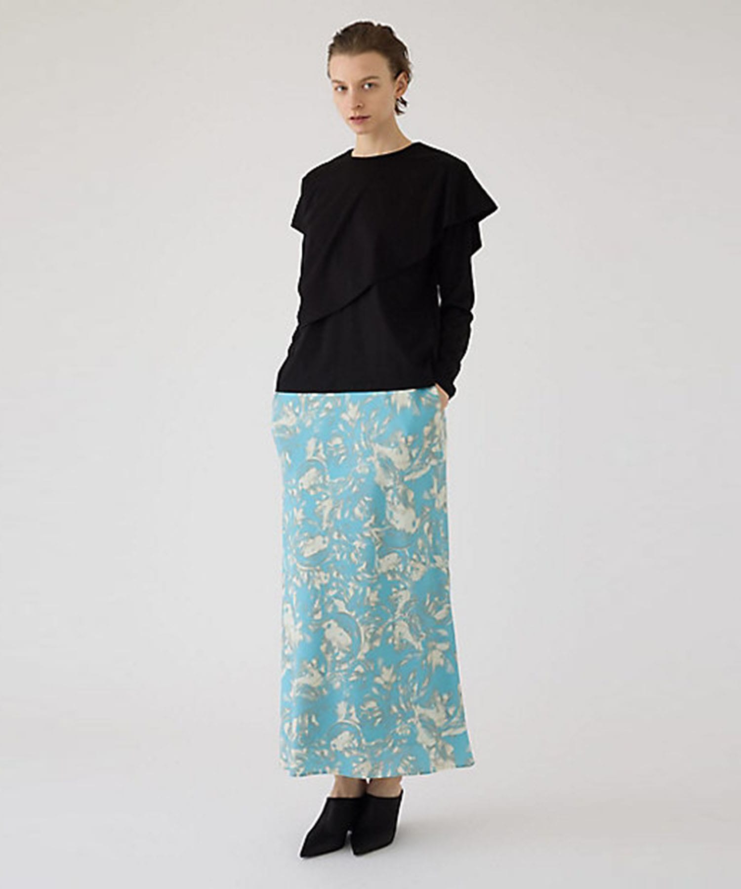 Layered gather cut tops RIM.ARK