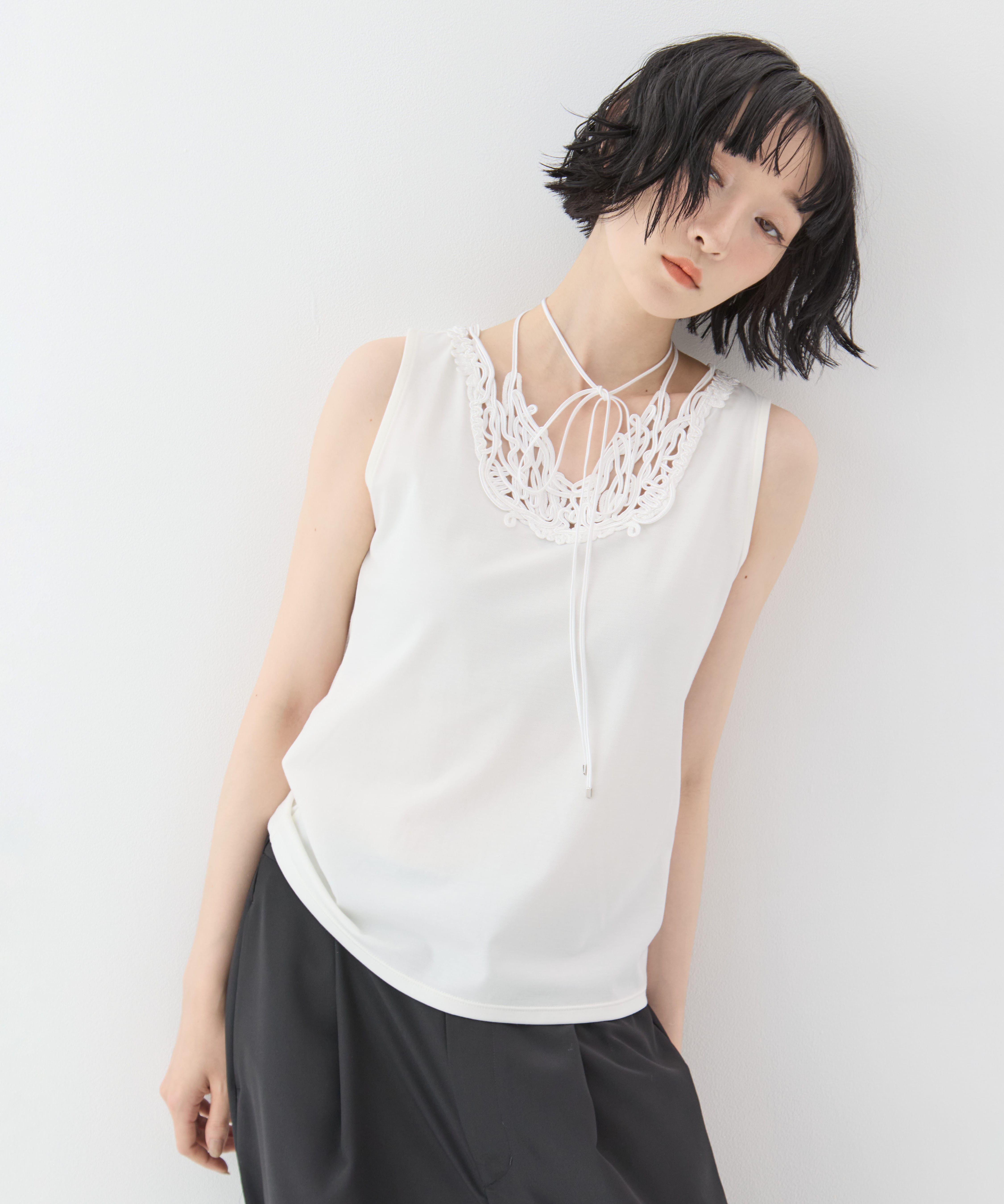 別注embroiddered tops MURRAL