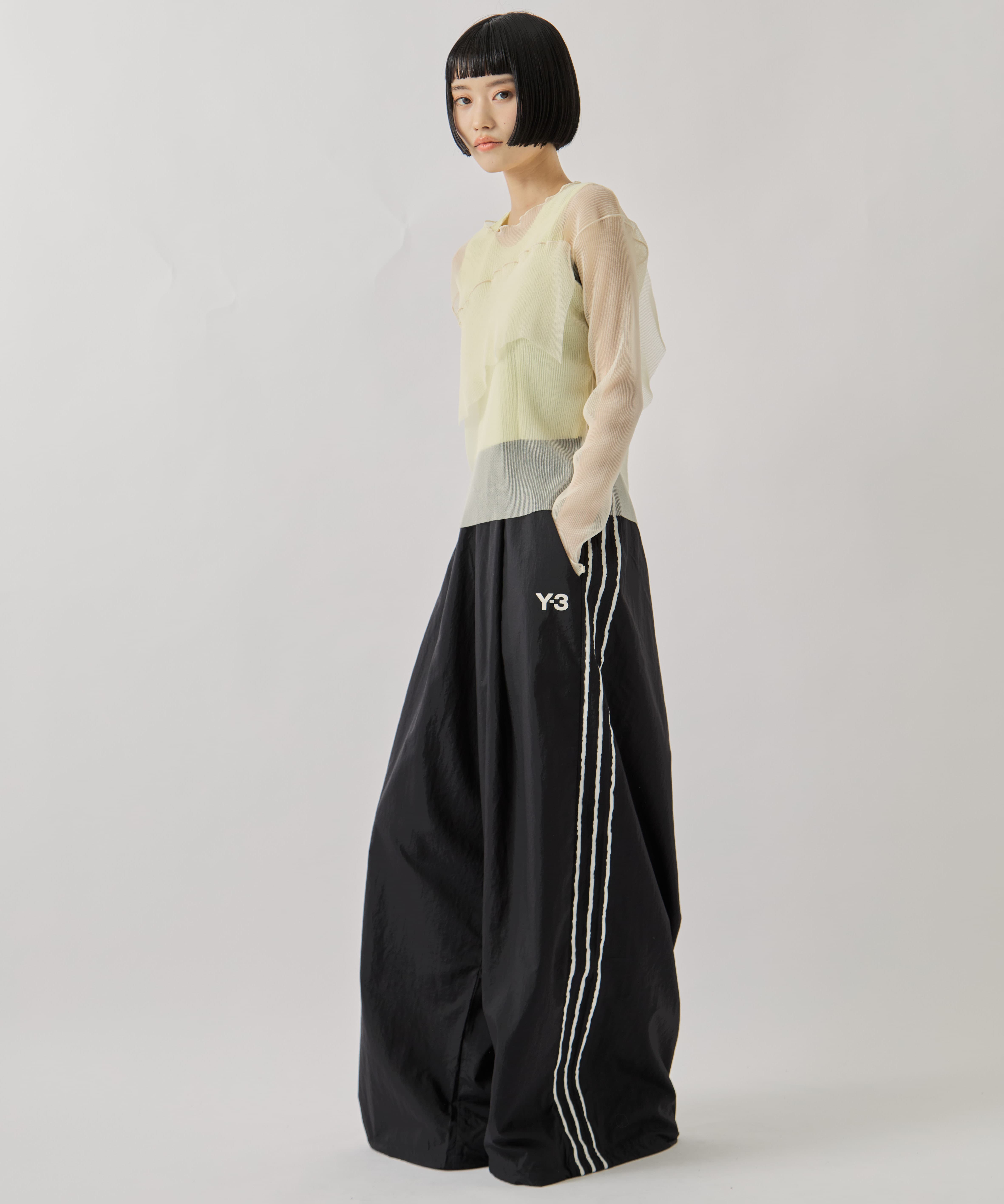 Y3-S26-0000-174/U_RE 3S WIDE PT BLACK(サイドラインワイドバル Y-3