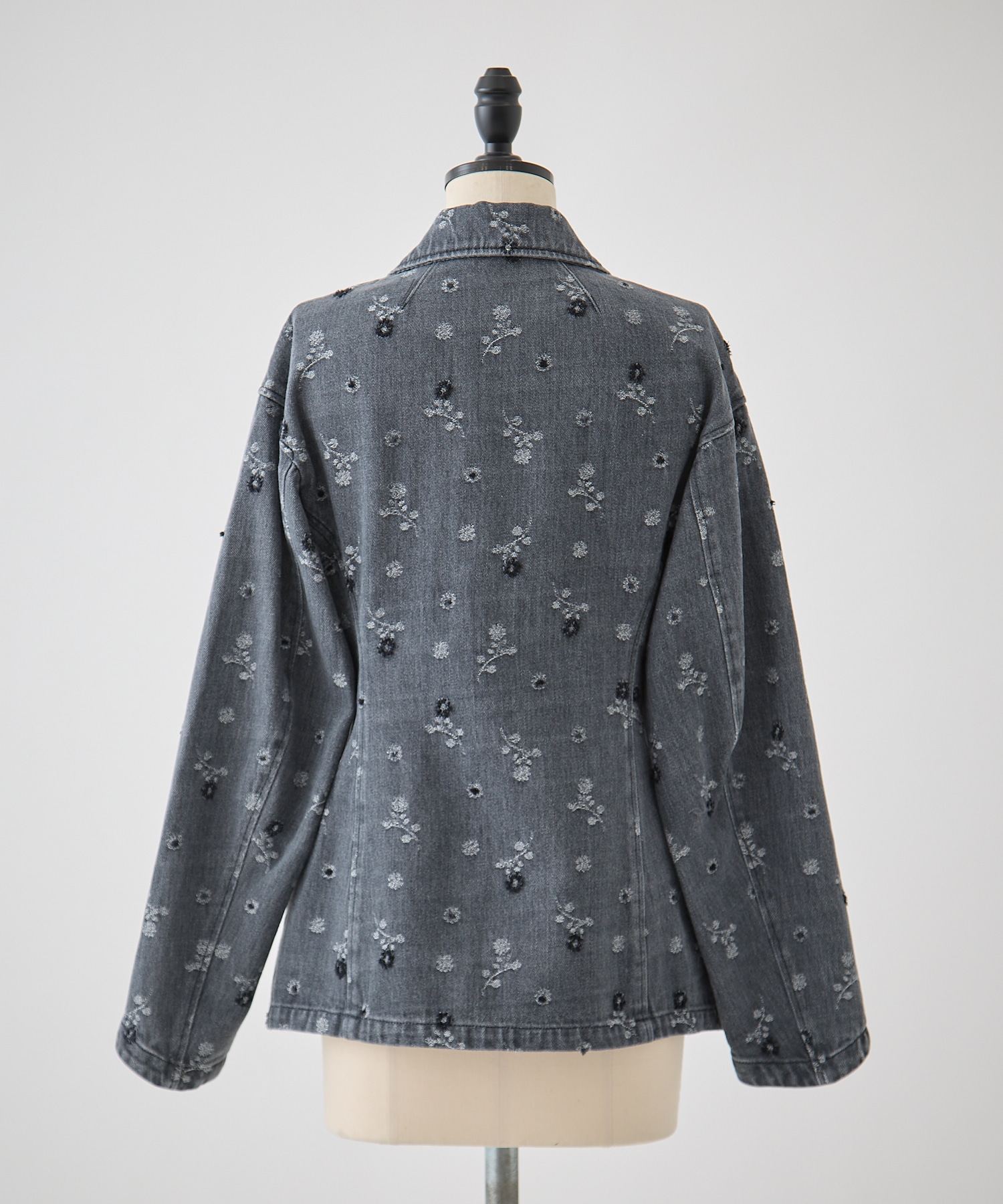 Floral Jacquard Denim Jacket Mame Kurogouchi