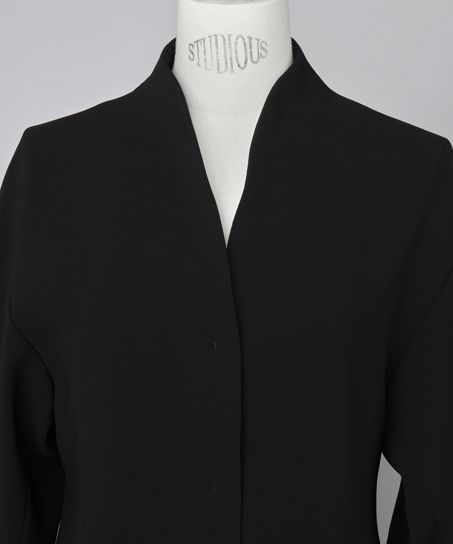 Triacetate Polyester Dropped Shoulder Jacket Mame Kurogouchi