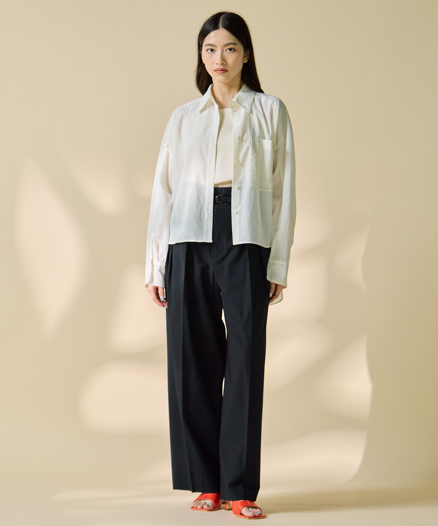 Matte Sheer Over Shirt STUDIOUS