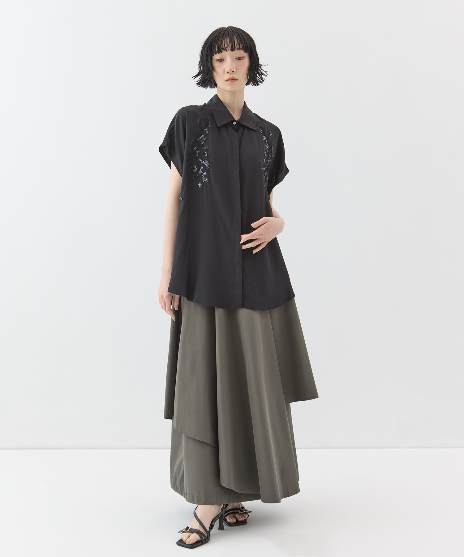 Veil embroidered shirt MURRAL