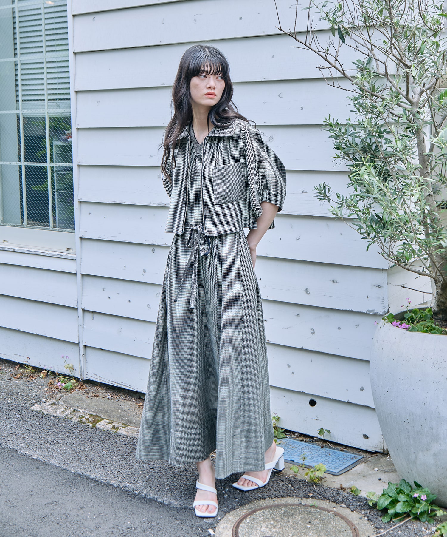Washable Mesh Blouson STUDIOUS