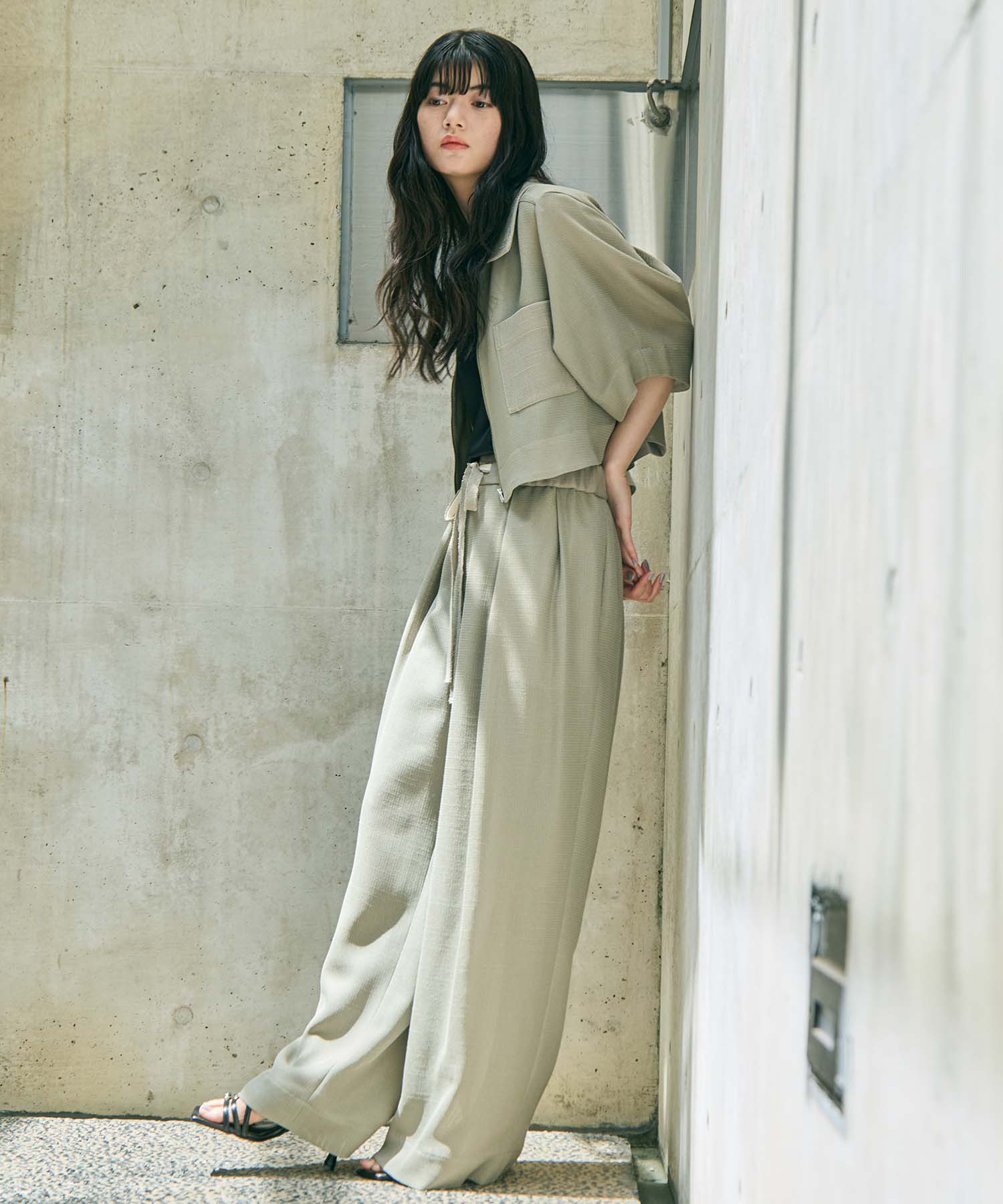 Washable Mesh Shirt Blouson STUDIOUS