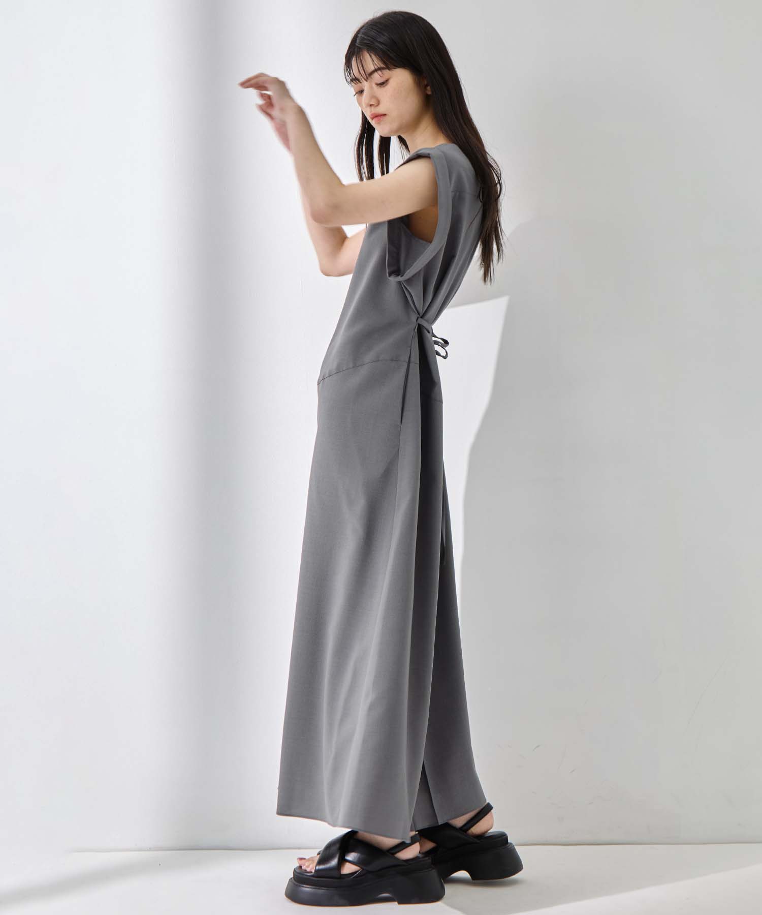 Back Tucked Dress STUDIOUS