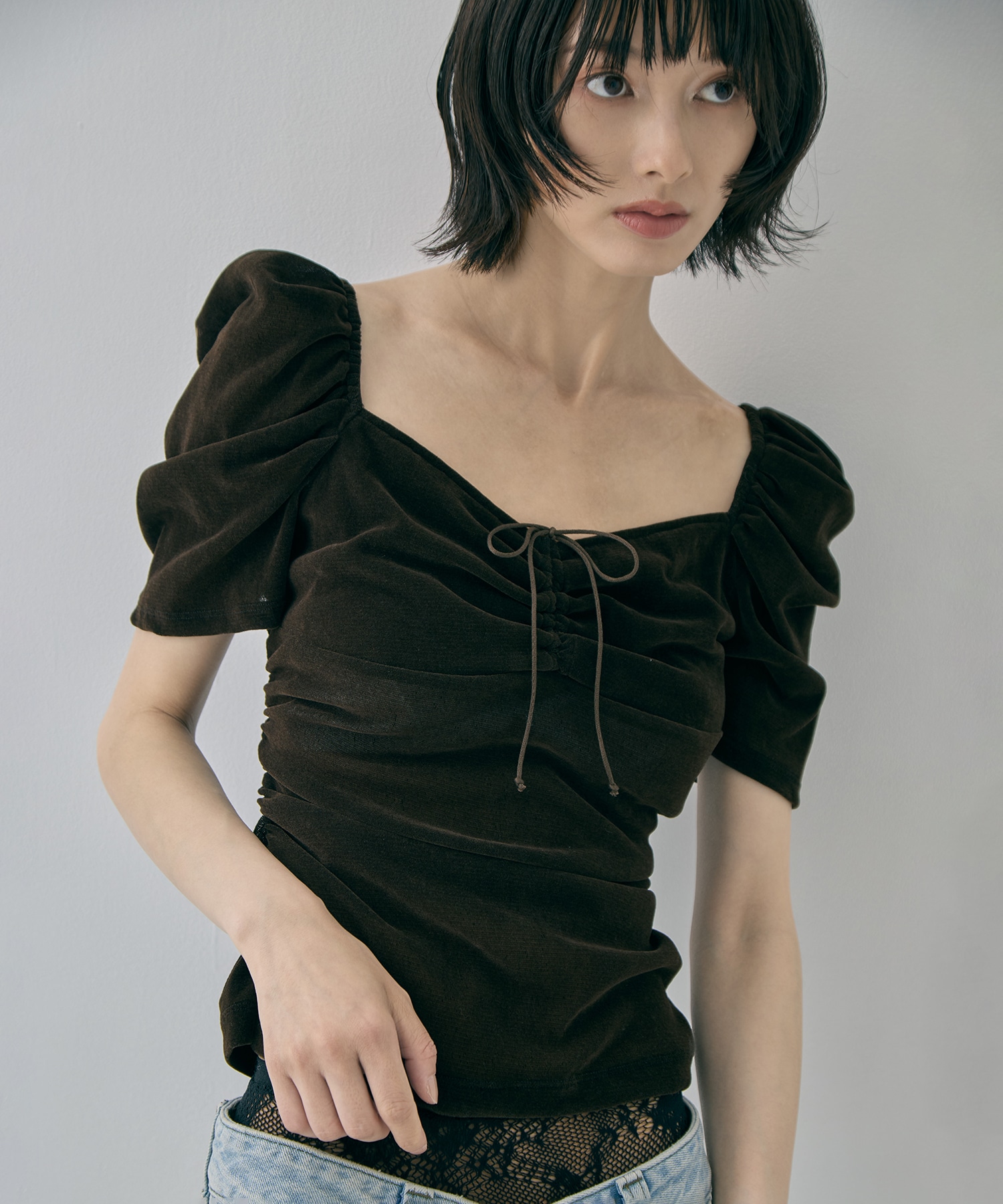 別注 VELOUR TEE FETICO