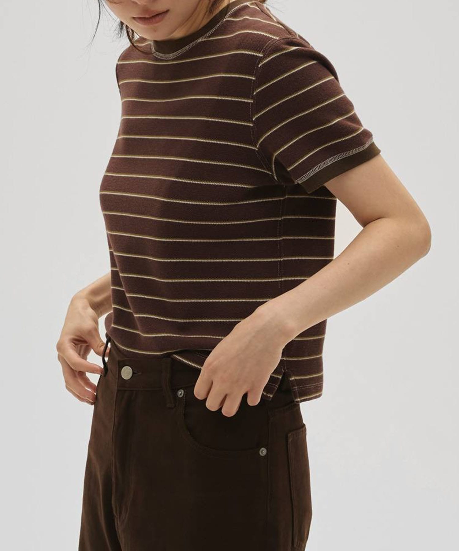 Border Ringer Tee TODAYFUL