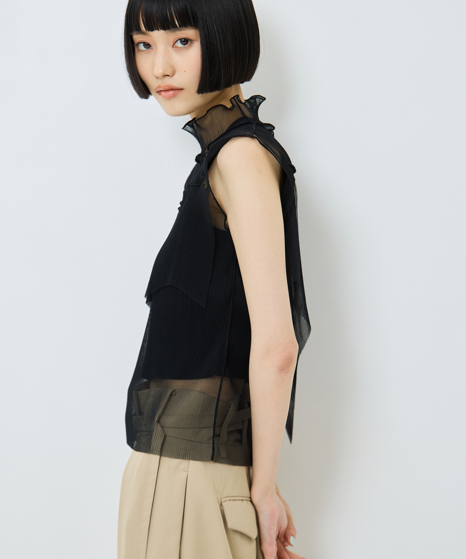 GHOST TODO TOP *SLEEVELESS HIGHNECK +INNER kotohayokozawa