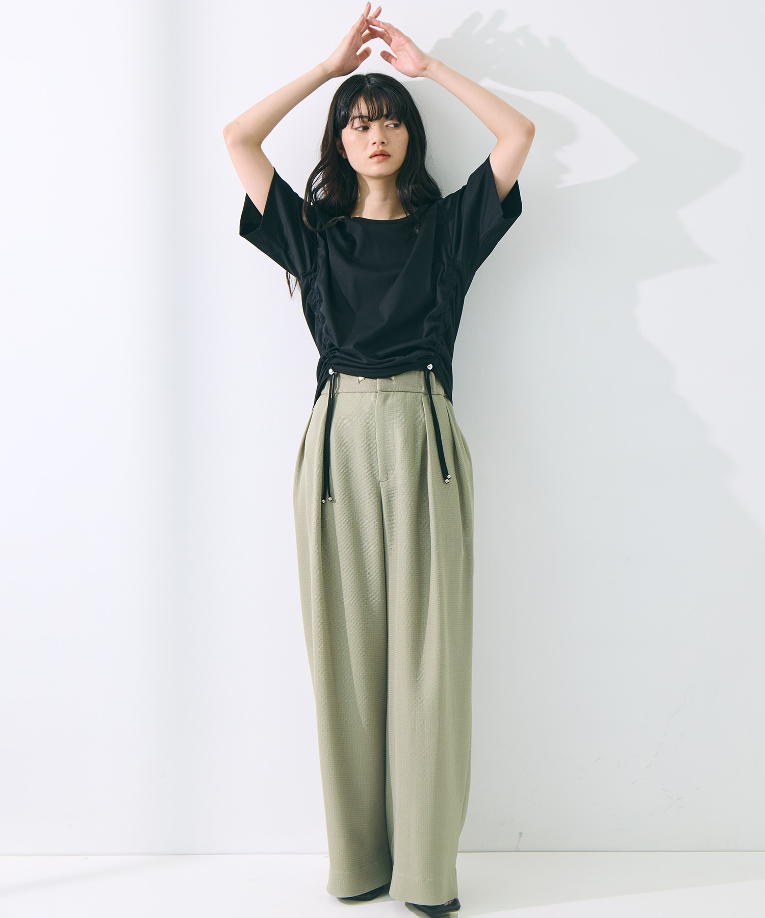 Multi Length Drawstring Tee STUDIOUS