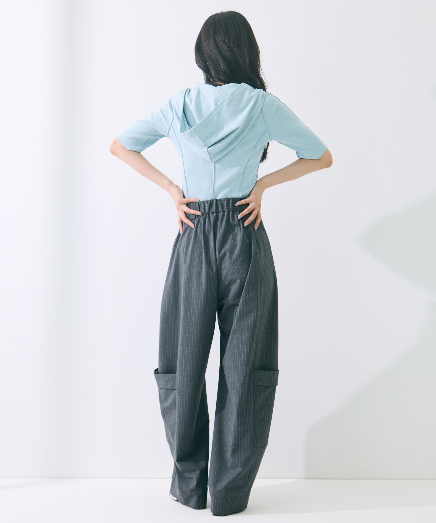 Soft Barrel Leg Flap Cargo Trousers STUDIOUS