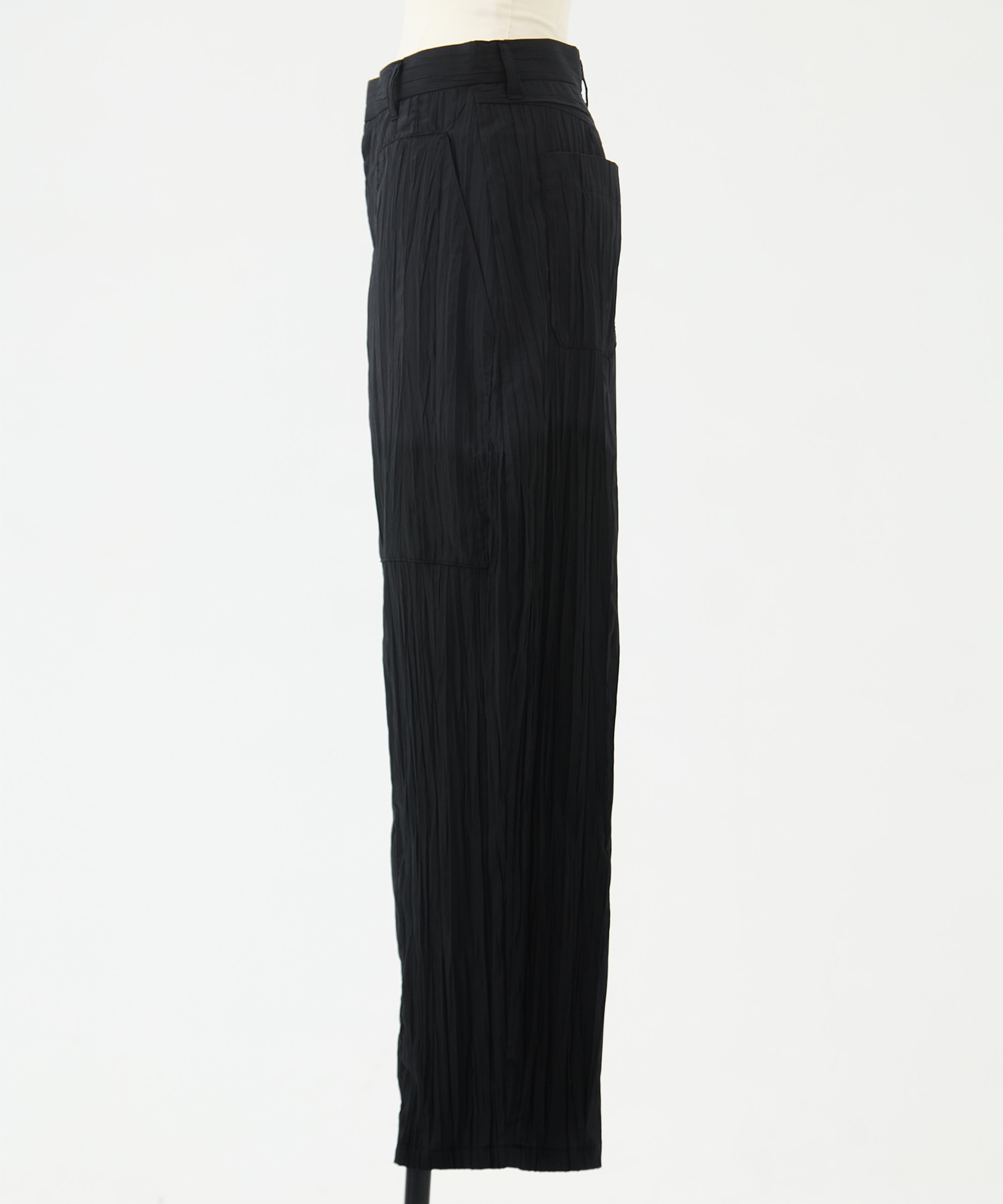 Sivi wrinkle barrel pants AKIRANAKA