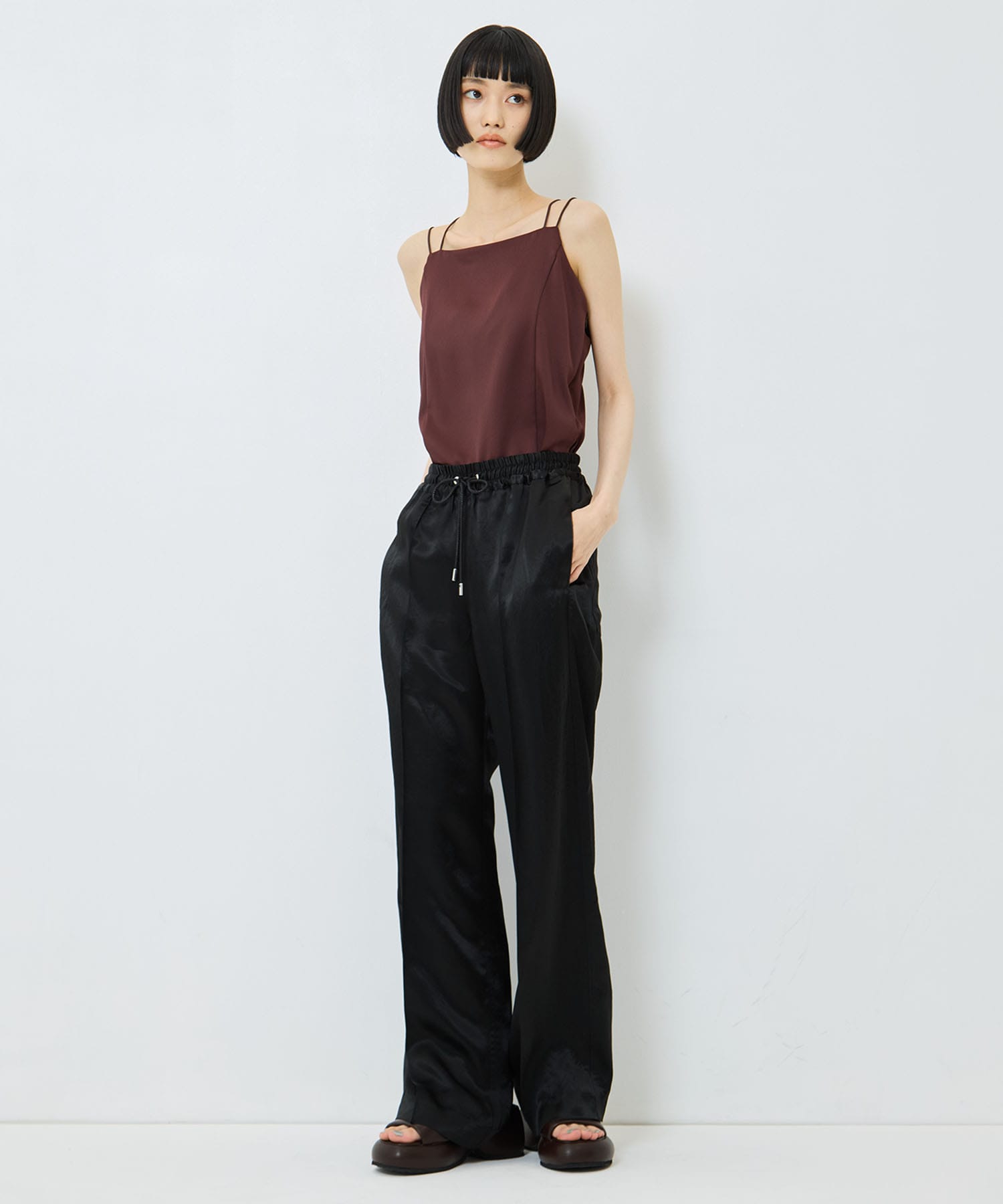 SATIN RELAX PANTS CINOH