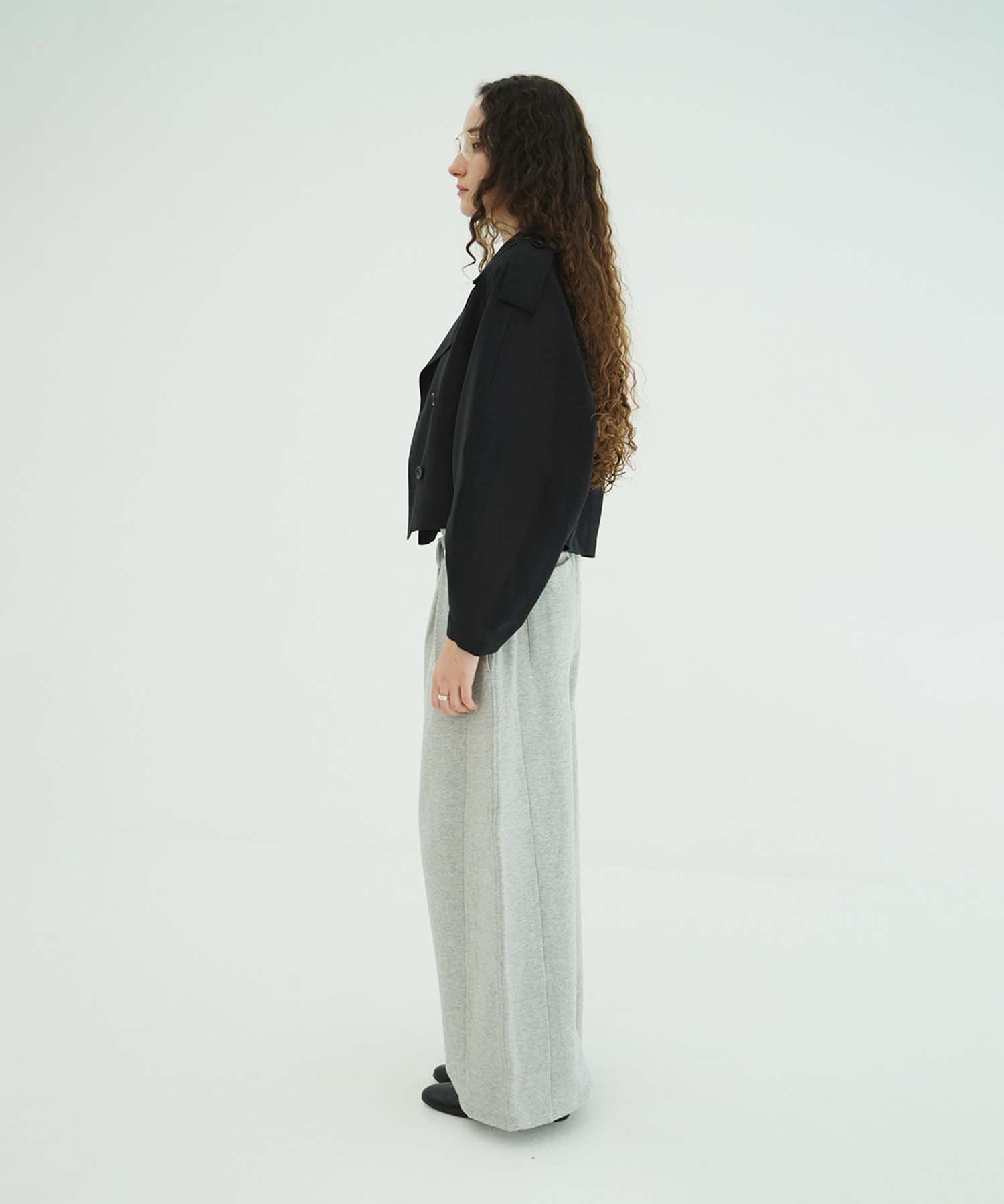 SHEER SHORT TRENCH JACKET CLANE