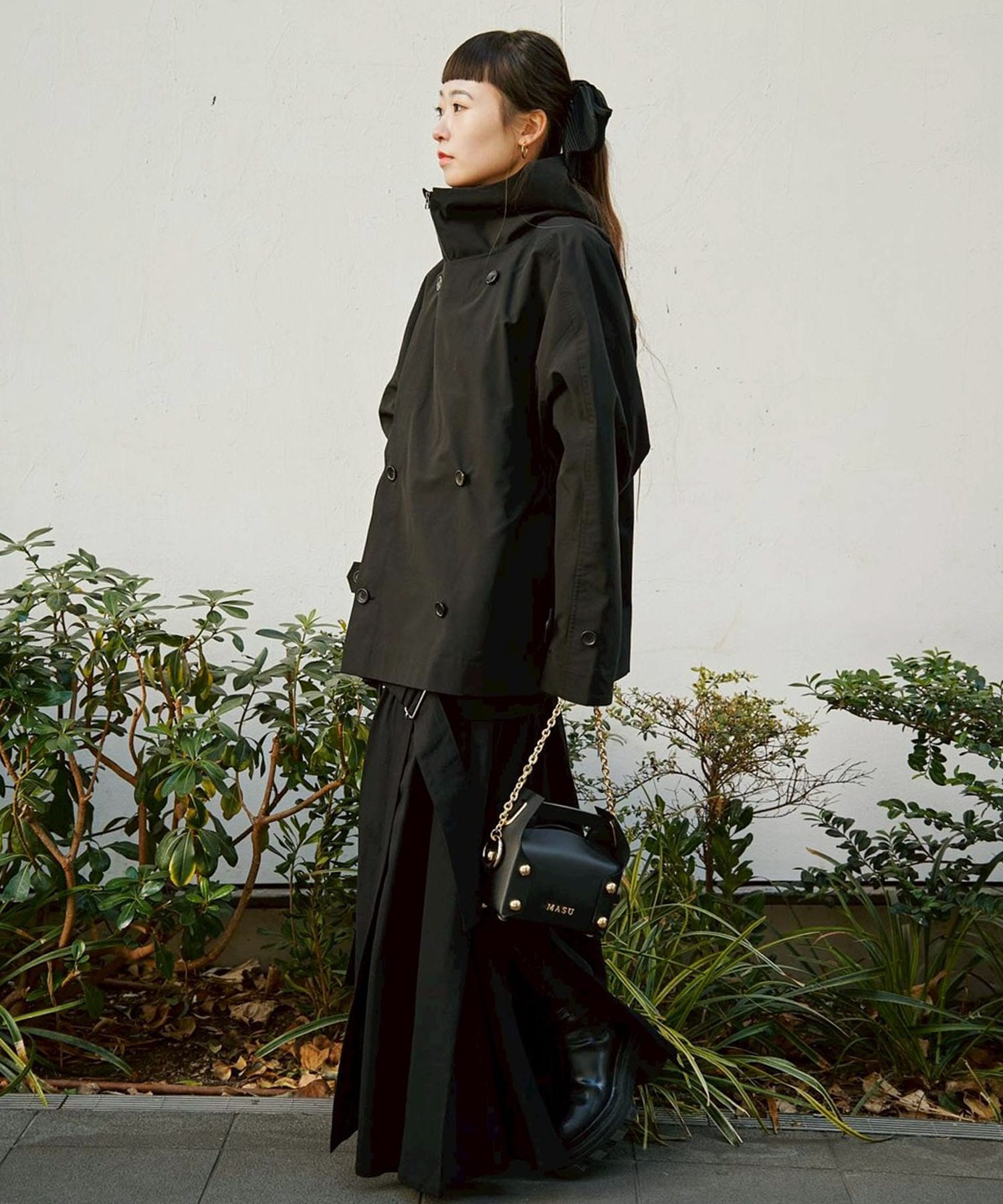LEATHER CAKE BAG MASU