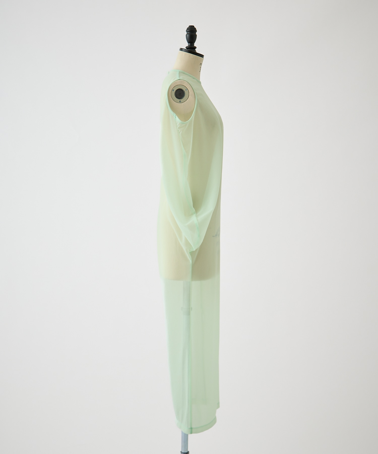 Draped Jersey Sheer Dress Mame Kurogouchi
