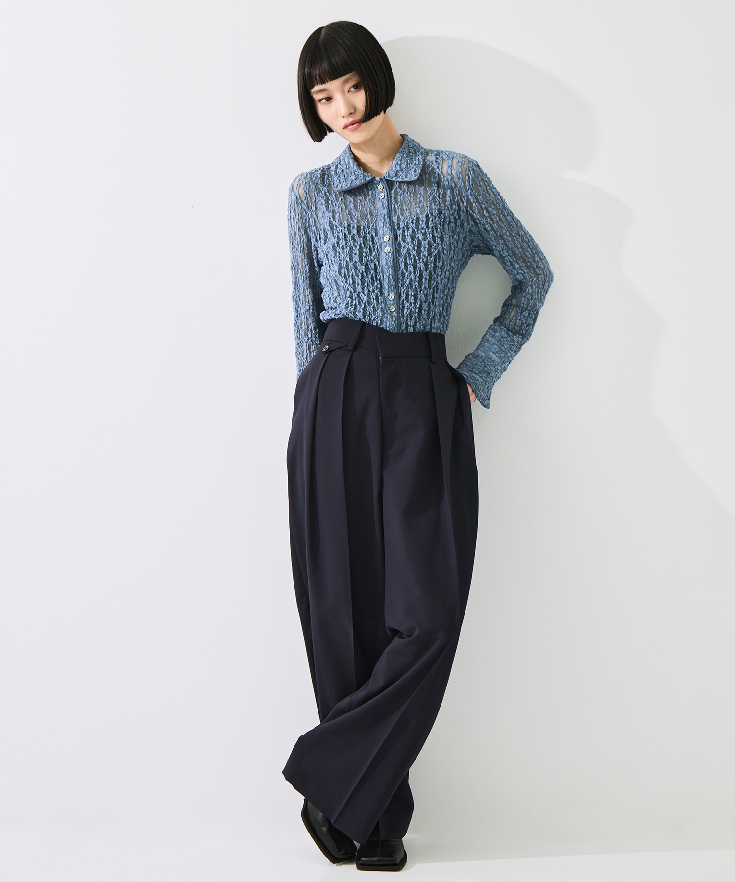 Double Tucked Trousers STUDIOUS