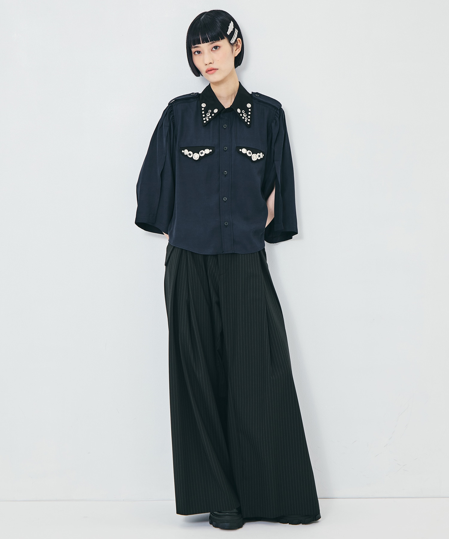 Rayon silk twill shirt TOGA