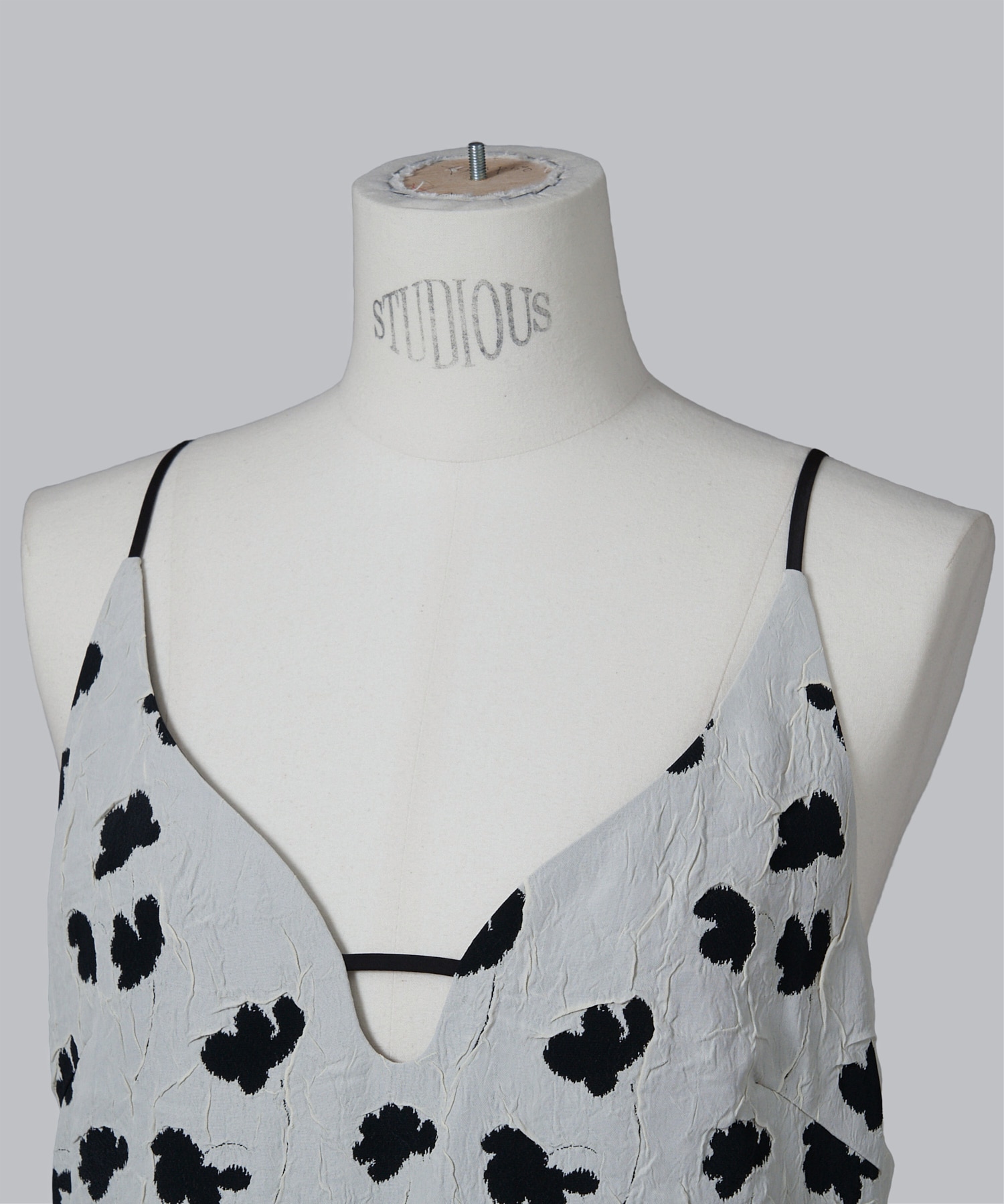 Double Layered Floral Jacquard Camisole Mame Kurogouchi