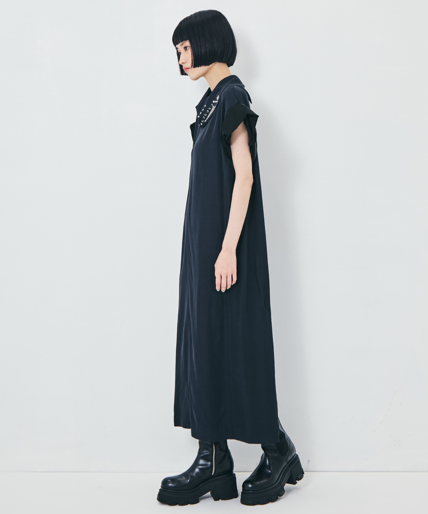 Rayon silk twill dress TOGA