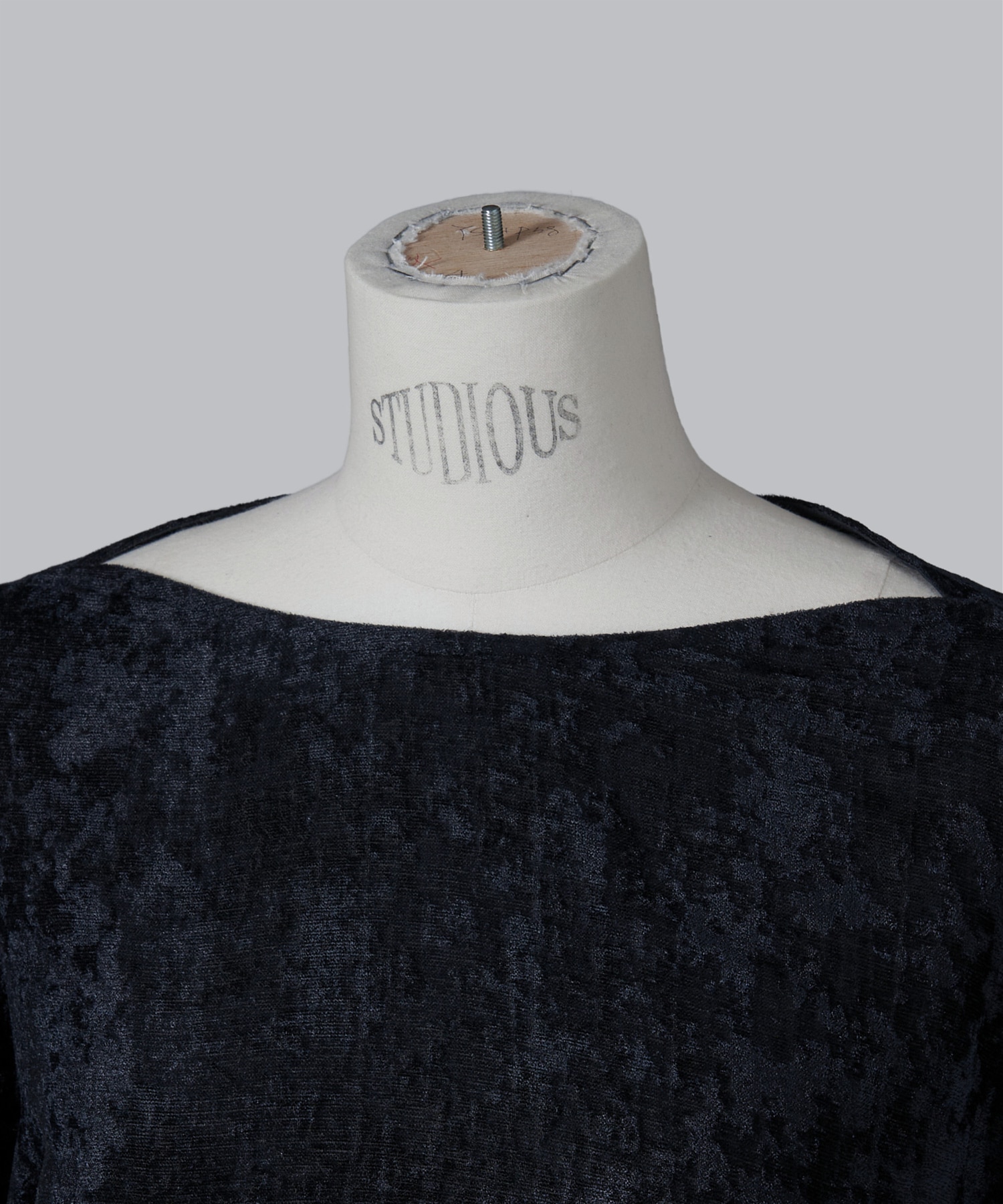 Velvet Boatneck Top Mame Kurogouchi