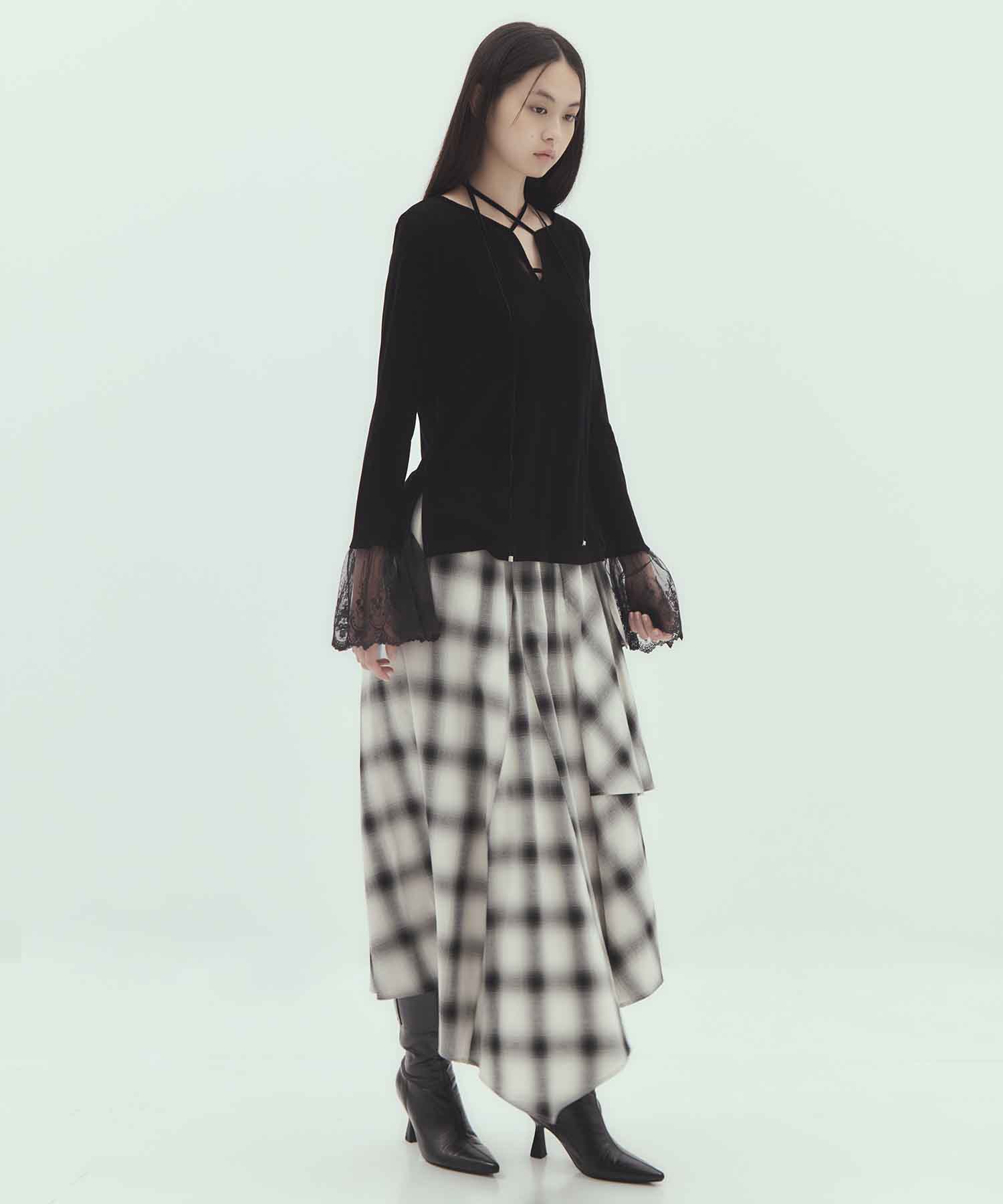 flocky tulle pullover tanakadaisuke
