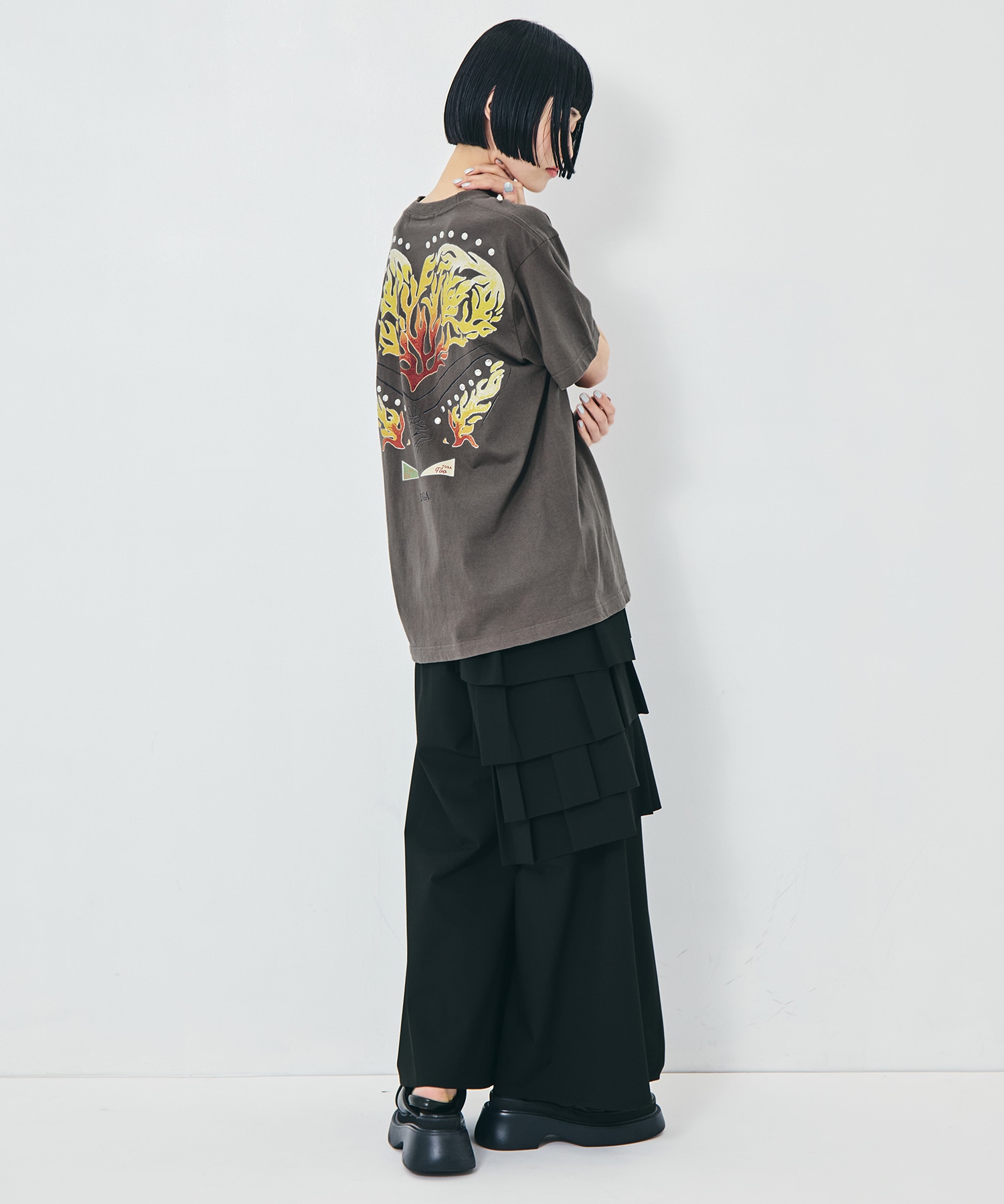 Studs T-shirt with back print TOGA