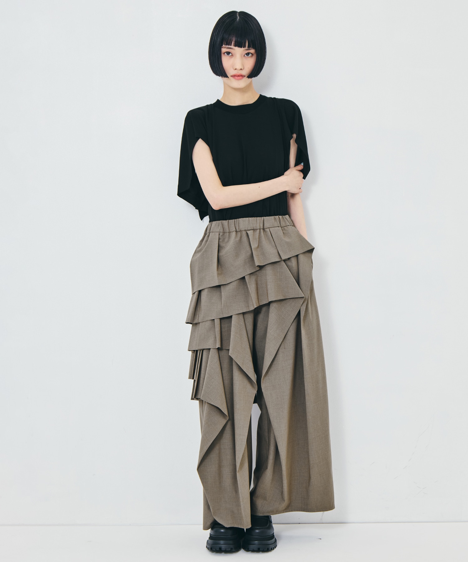 High twist smooth jersey tops TOGA