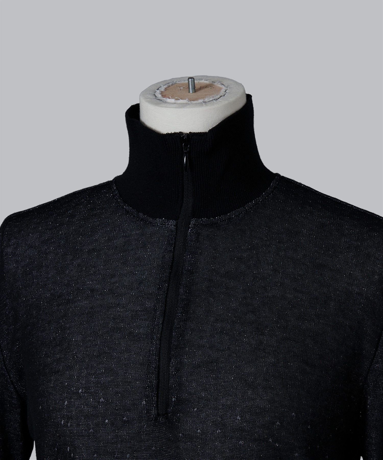 Half Zip Gradation Knit Top Mame Kurogouchi