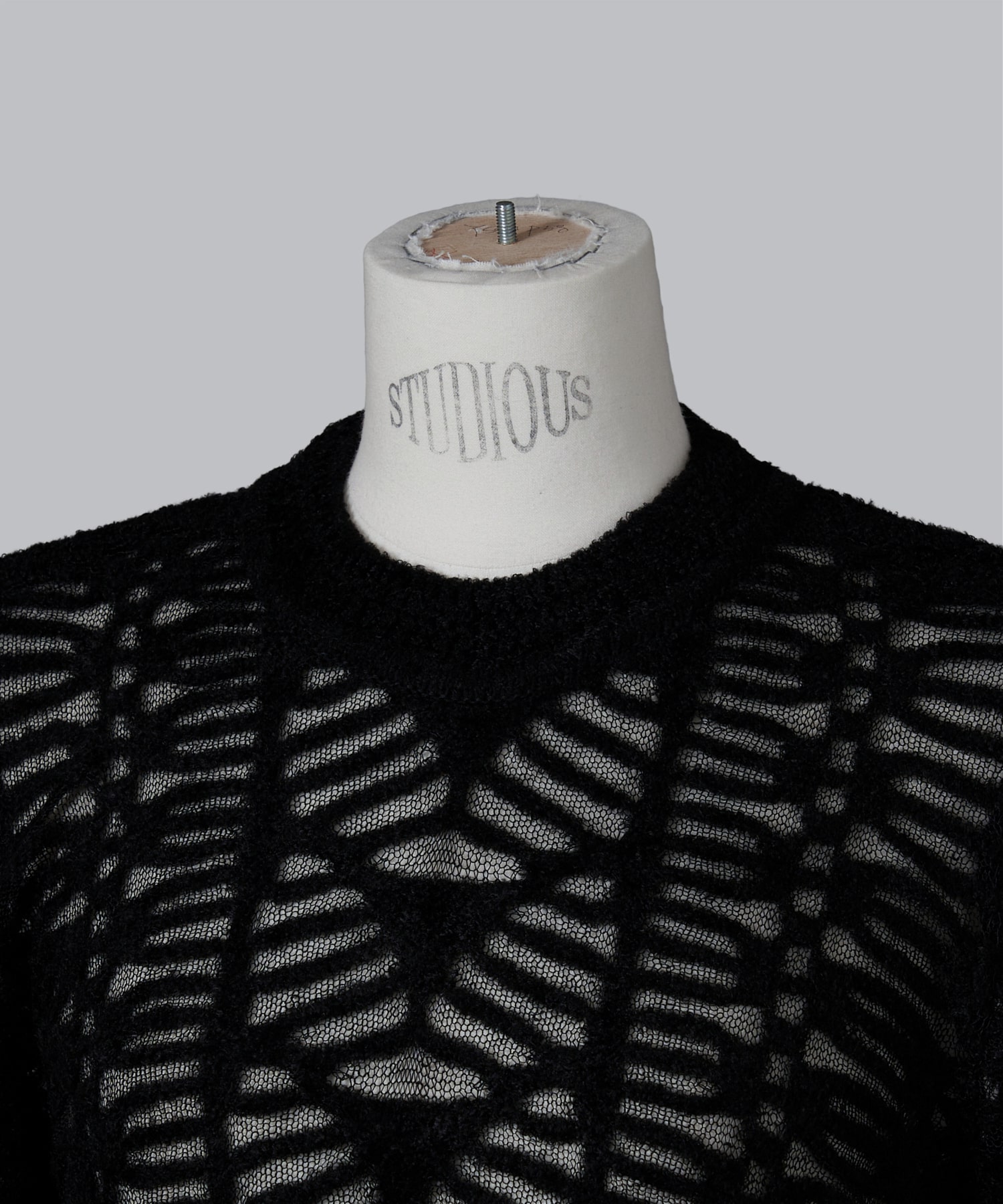 Sheer Jacquard Mole Knit Top Mame Kurogouchi
