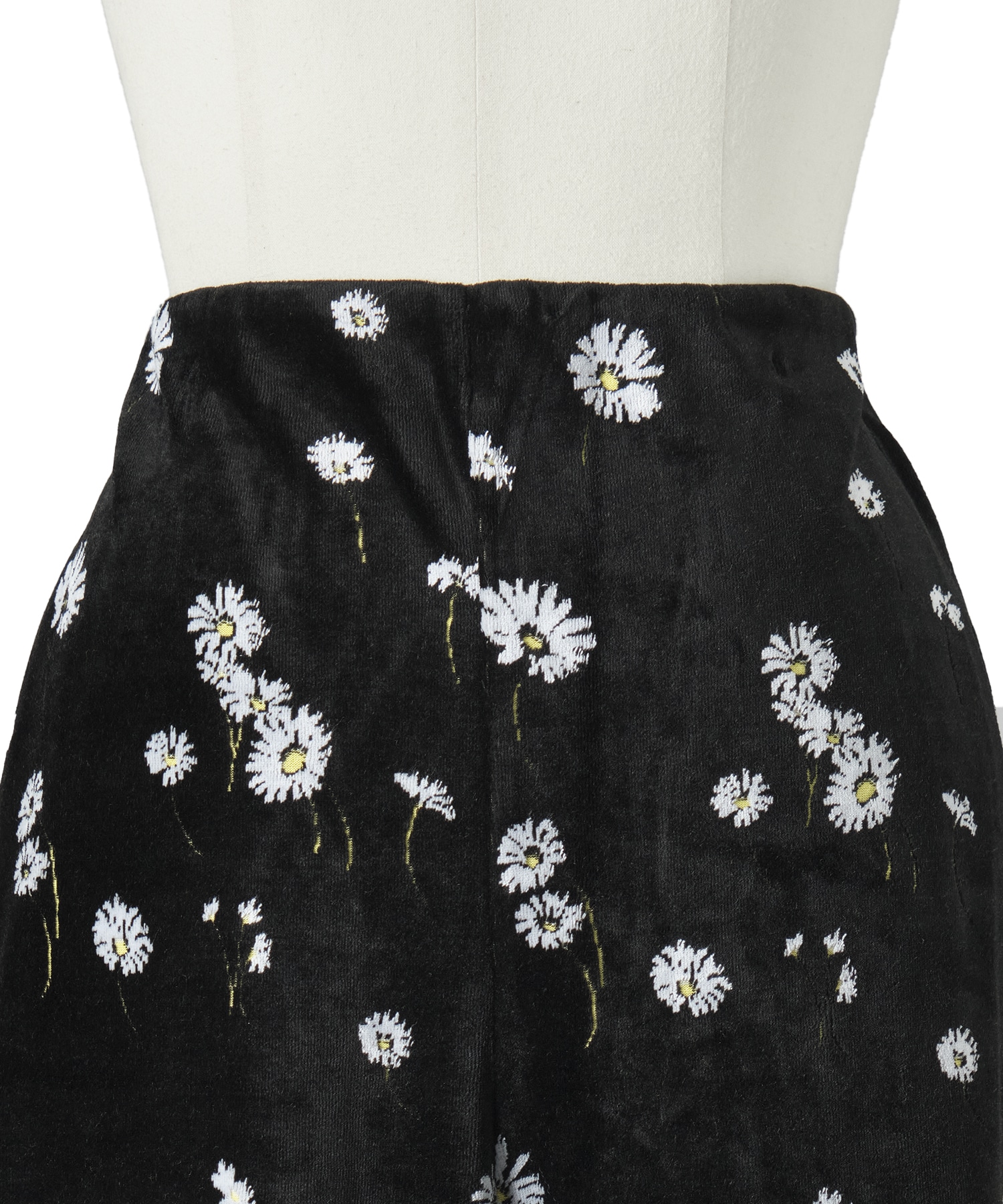 Velour Jersey Floral Trousers Mame Kurogouchi
