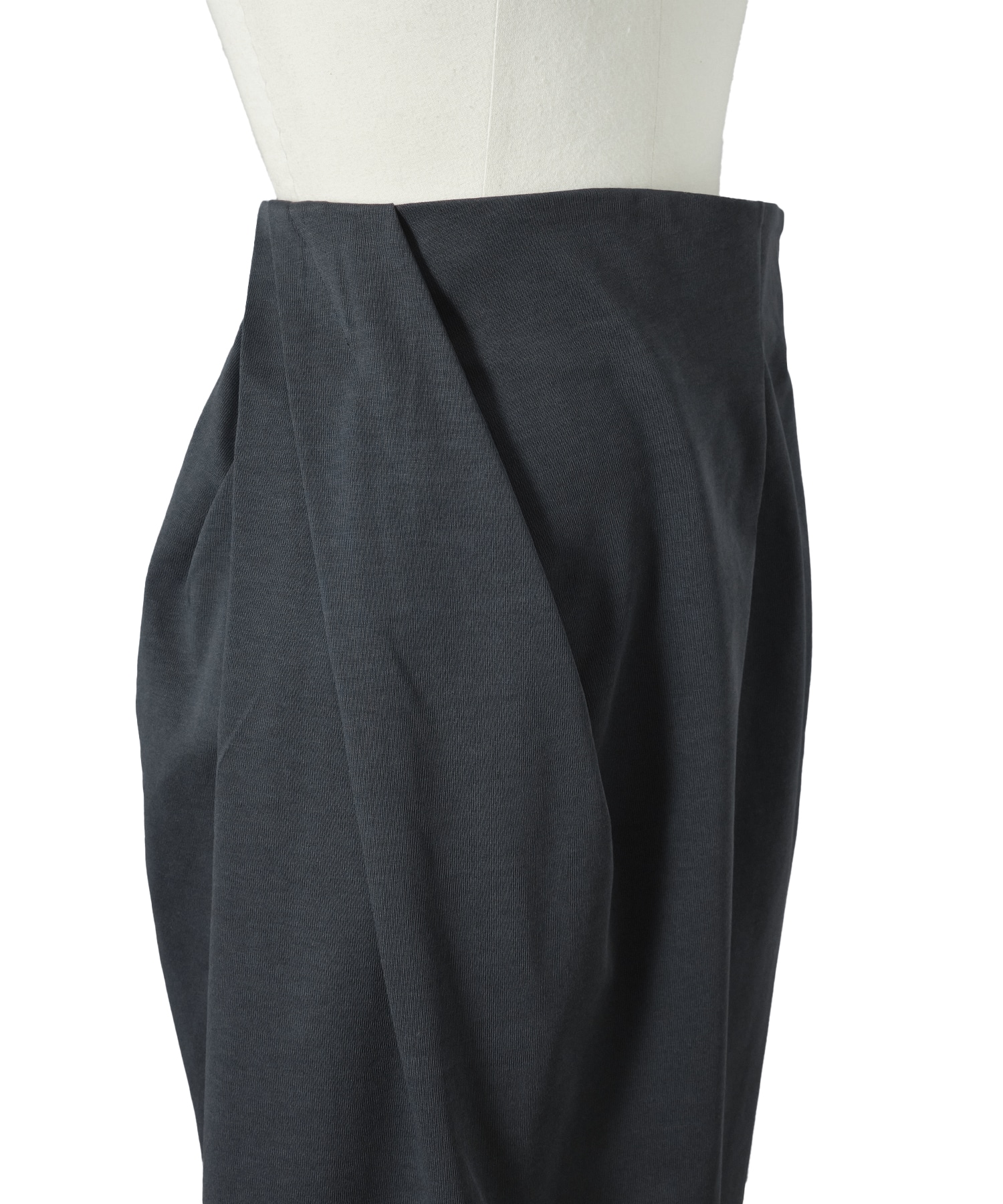 Cotton Jersey Asymmetric Skirt Mame Kurogouchi
