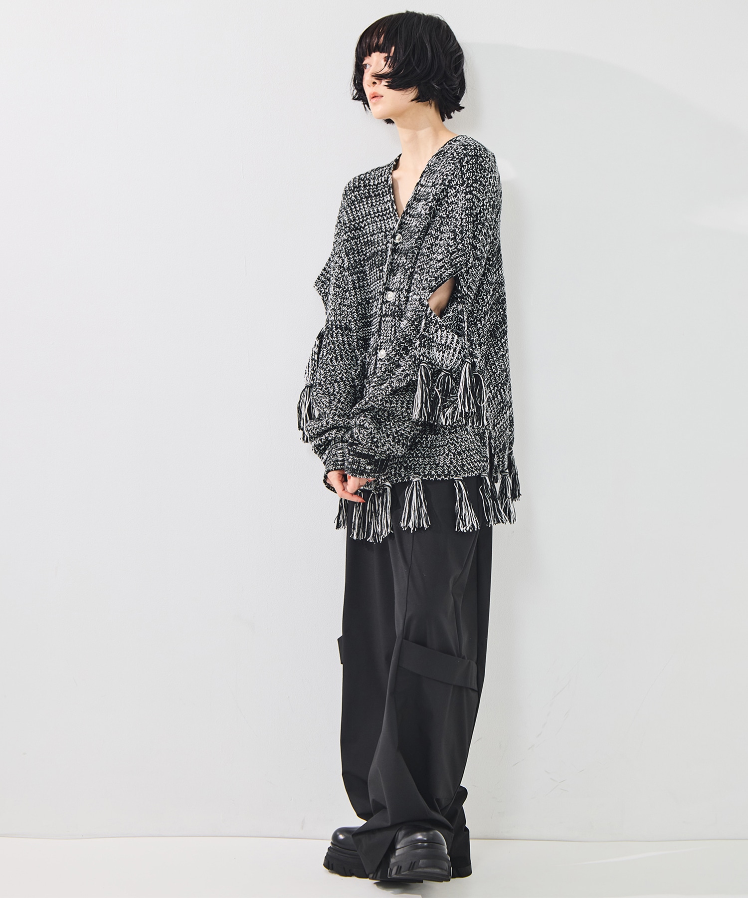 Fringe knit sulvam